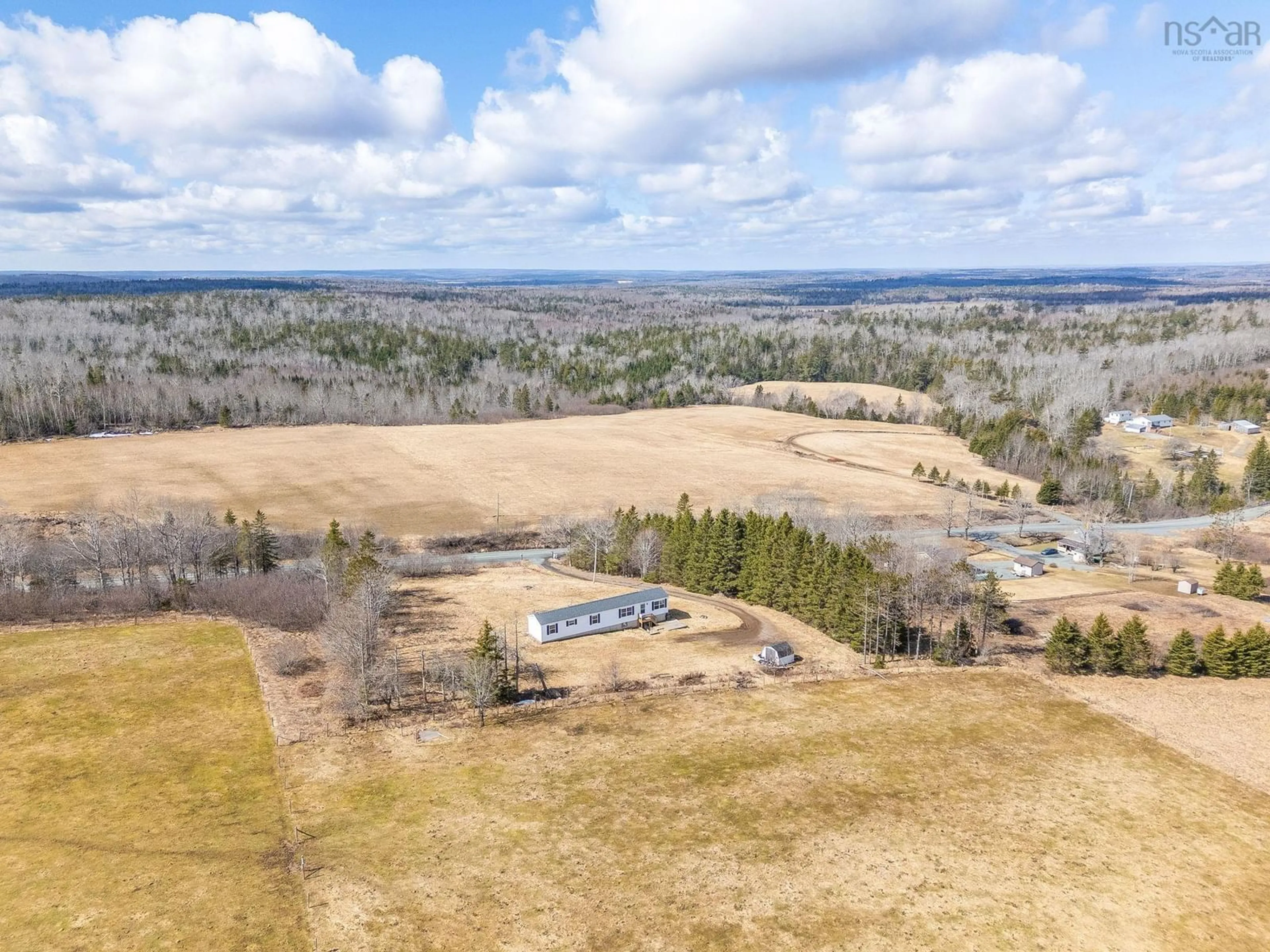 A pic from outside/outdoor area/front of a property/back of a property/a pic from drone, water/lake/river/ocean view for 835 Murchyville Rd, Middle Musquodoboit Nova Scotia B0N 1X0