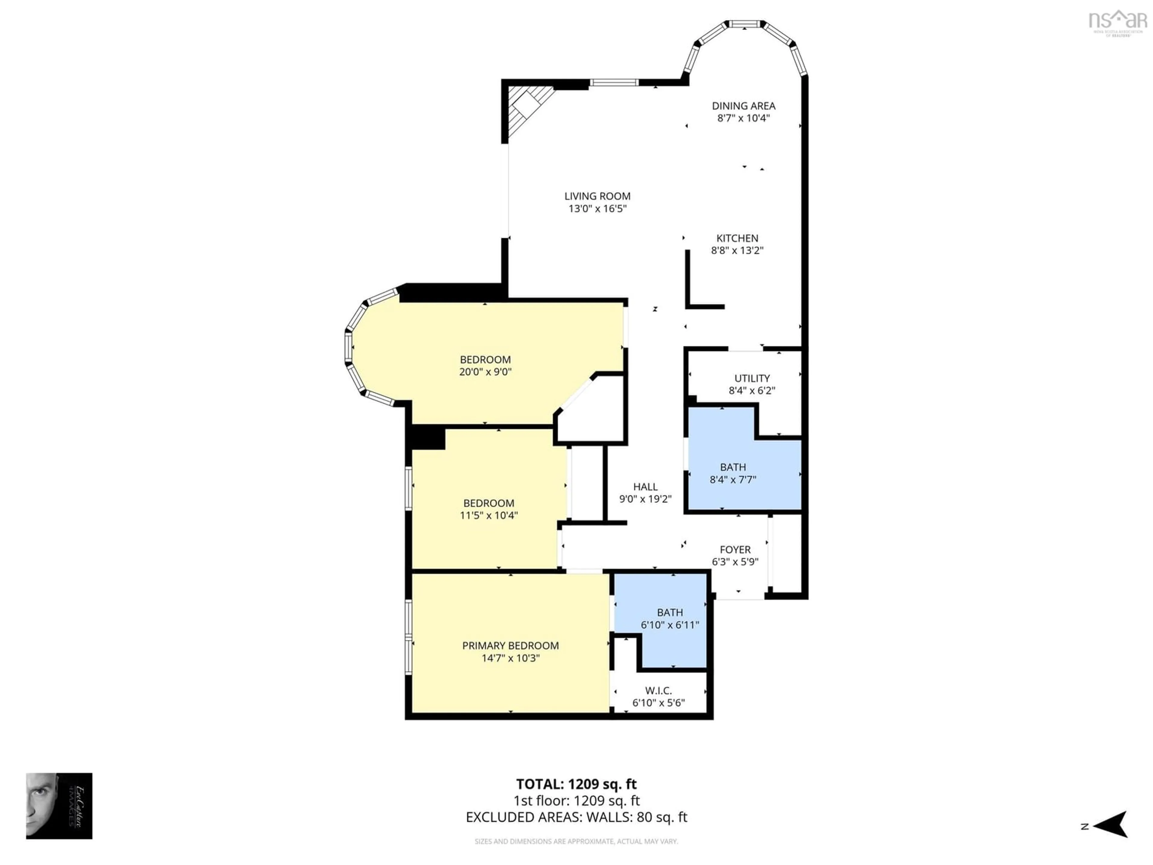 Floor plan for 45 Vimy Ave #821, Halifax Nova Scotia B3M 4C5