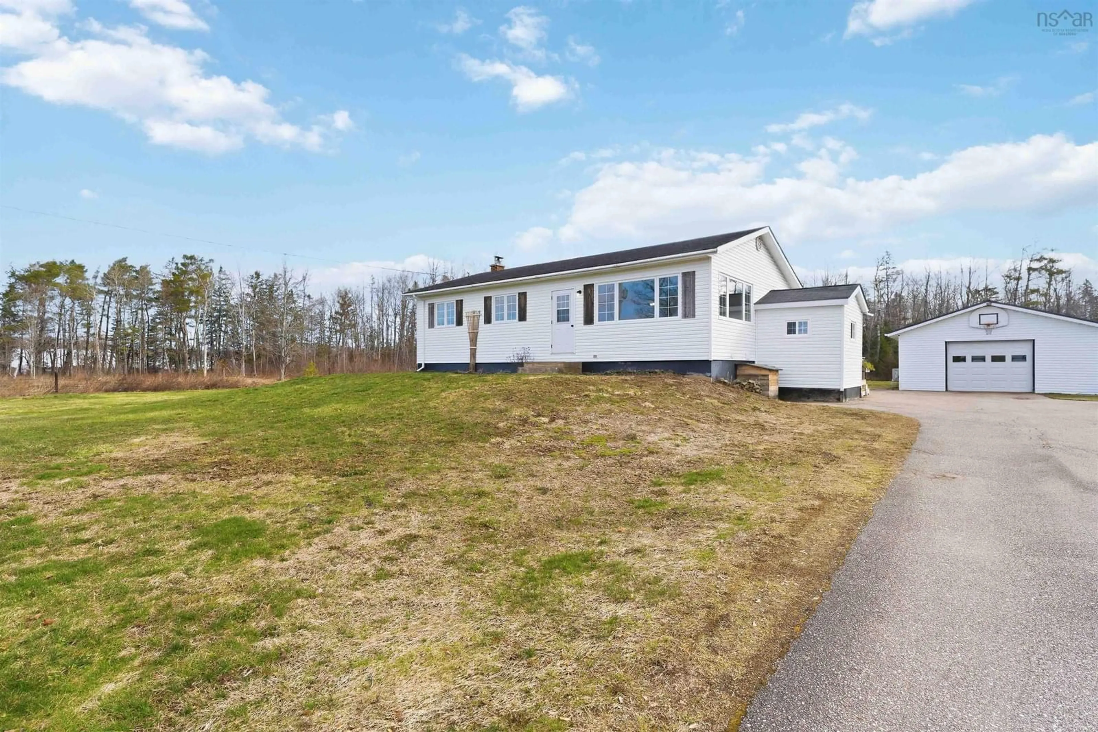 A pic from outside/outdoor area/front of a property/back of a property/a pic from drone, street for 302 Fitch Rd, Clarence East Nova Scotia B0S 1M0