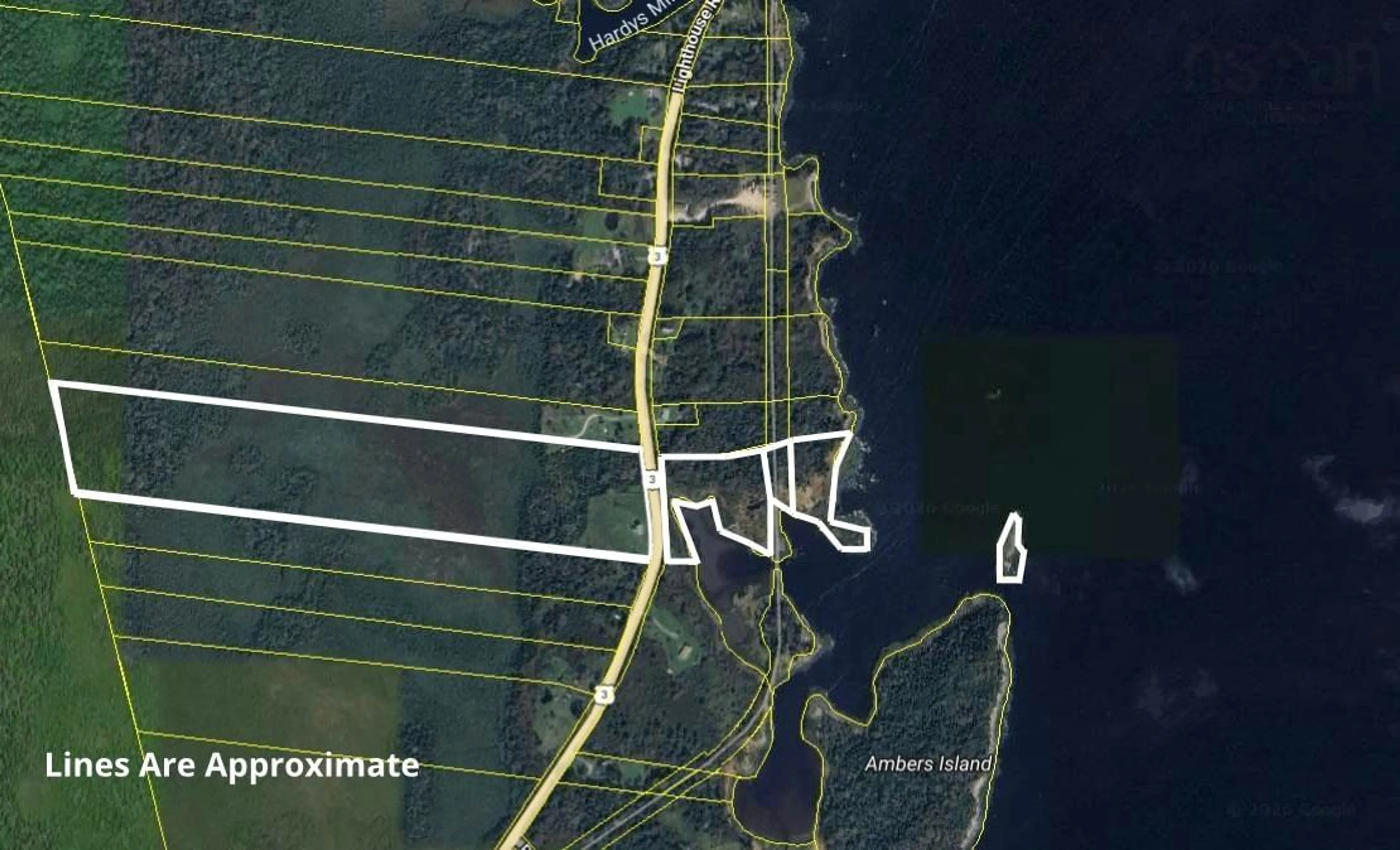 Picture of a map for 2878 Highway 3, Allendale Nova Scotia B0T 1L0