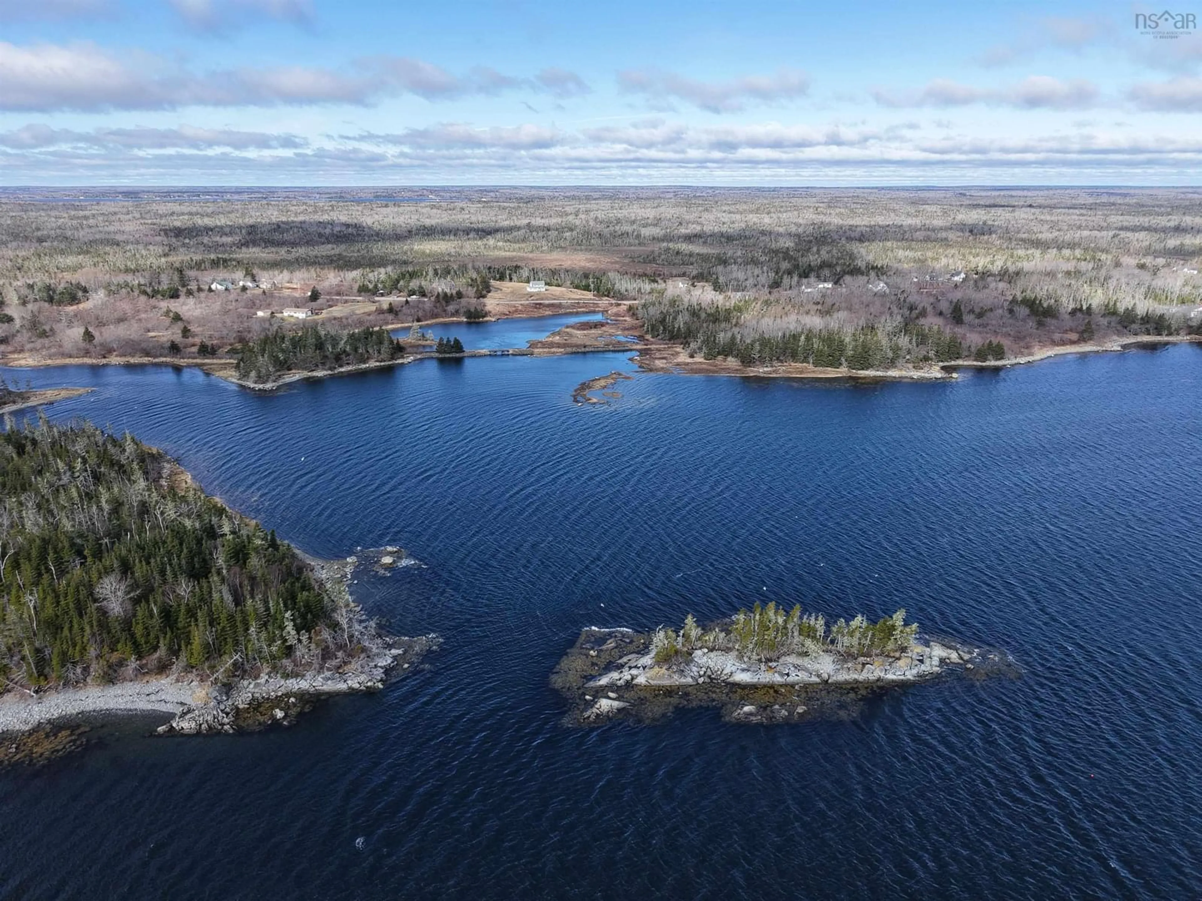 A pic from outside/outdoor area/front of a property/back of a property/a pic from drone, water/lake/river/ocean view for 2878 Highway 3, Allendale Nova Scotia B0T 1L0