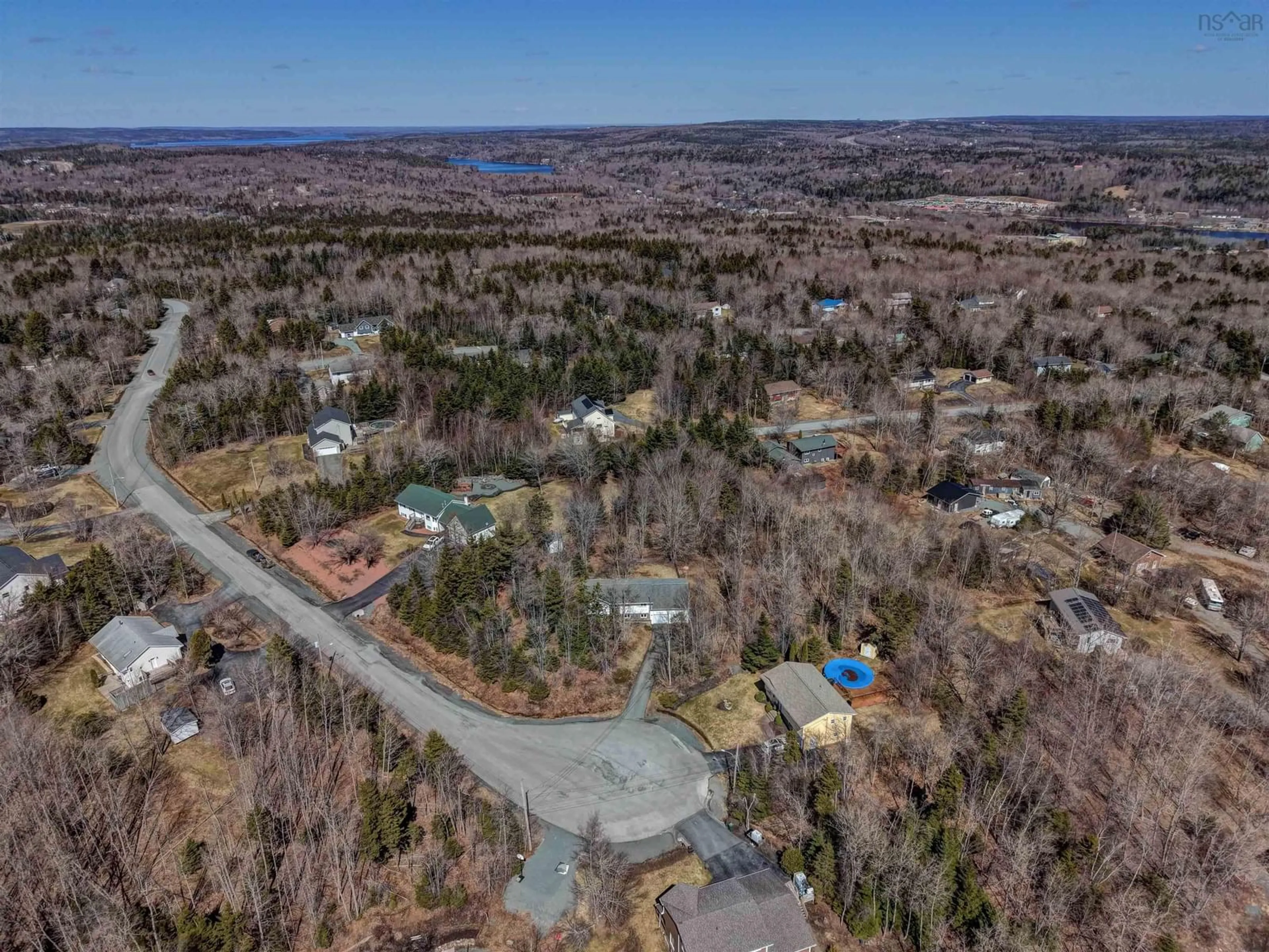 A pic from outside/outdoor area/front of a property/back of a property/a pic from drone, unknown for 100 Tamarack Dr, Fall River Nova Scotia B2T 1E8