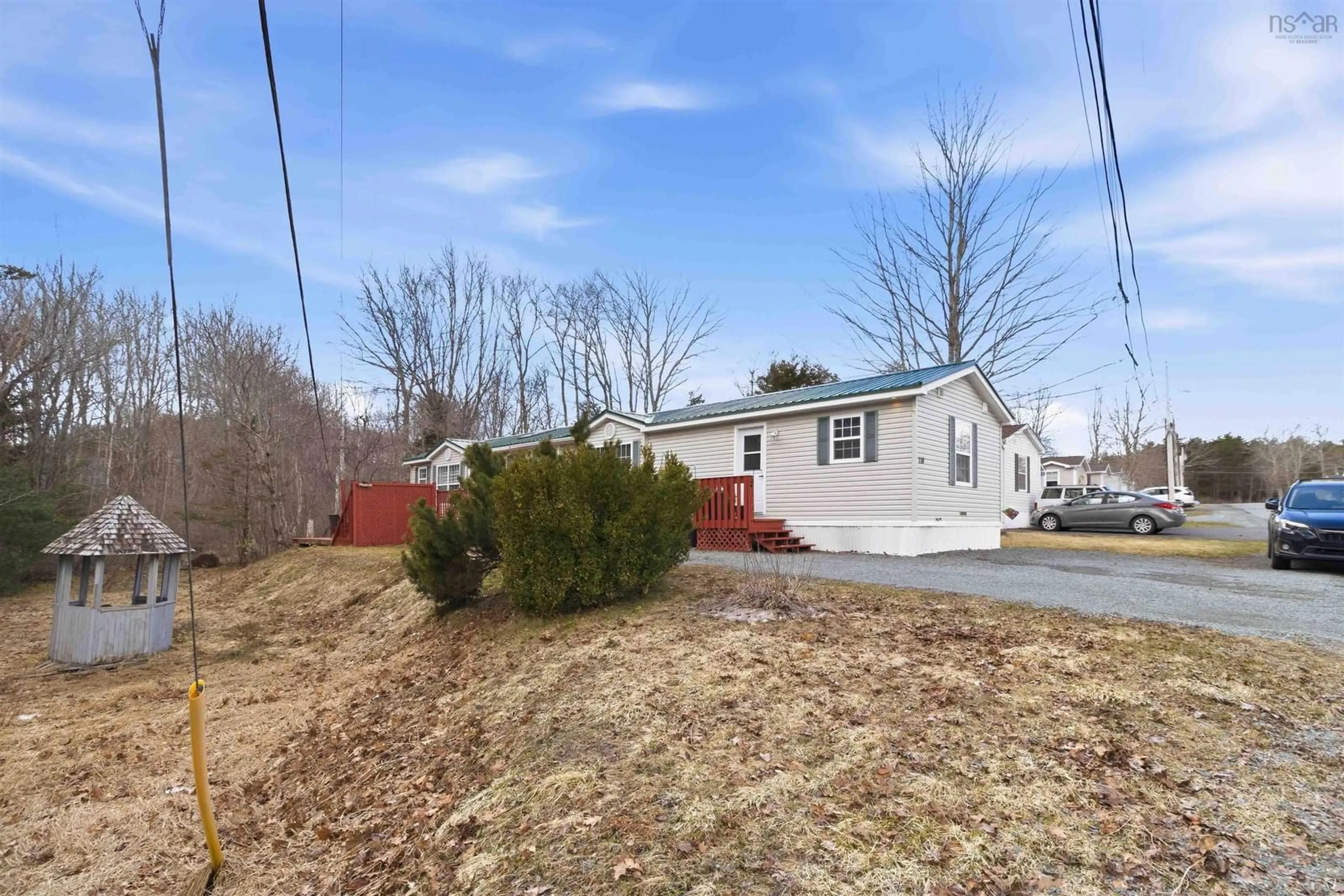 A pic from outside/outdoor area/front of a property/back of a property/a pic from drone, street for 110 Horton Ave, Wileville Nova Scotia B4V 5K5