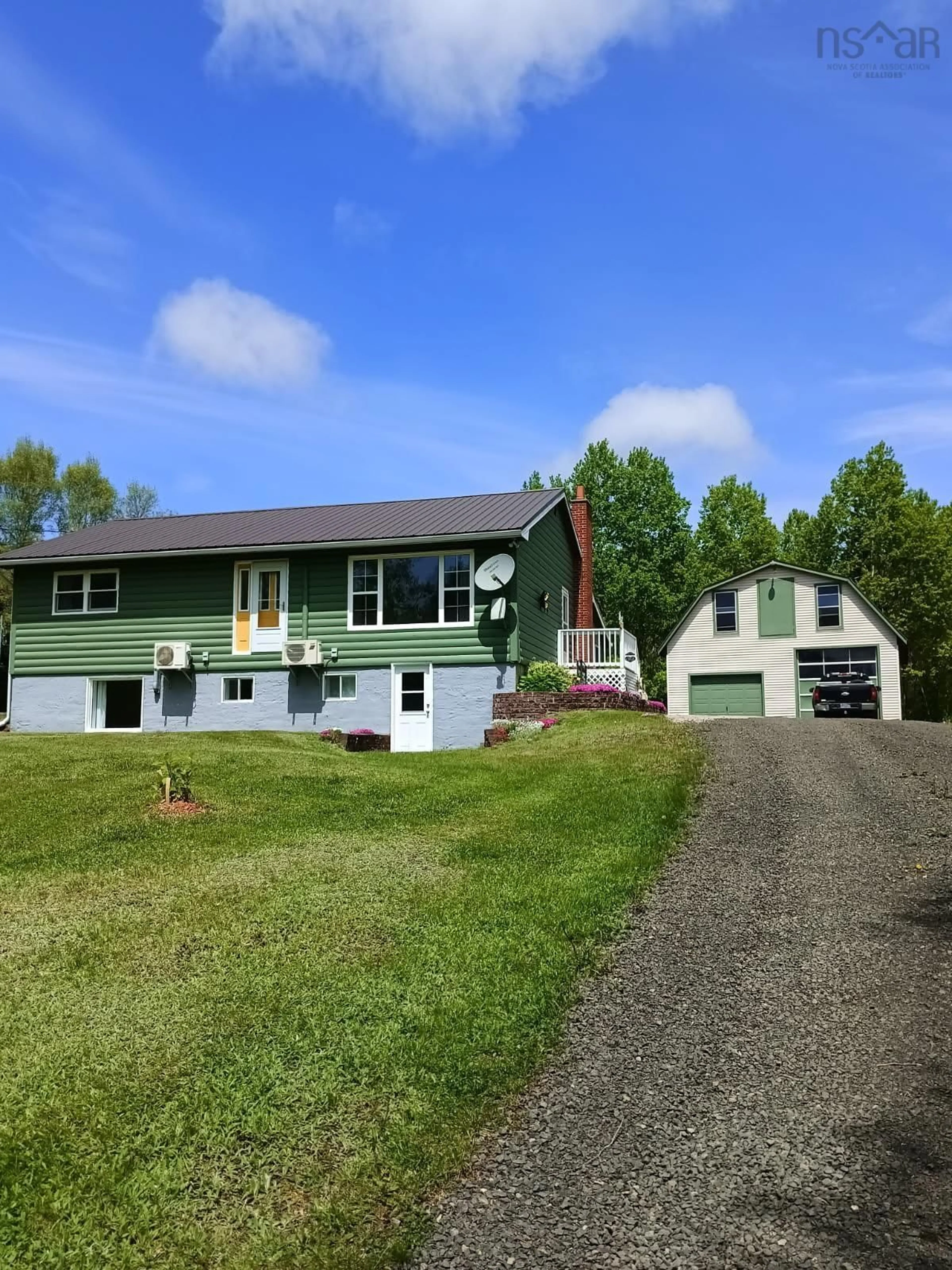 A pic from outside/outdoor area/front of a property/back of a property/a pic from drone, street for 144 Fraser Road, Granville Centre Nova Scotia B0S 1A0