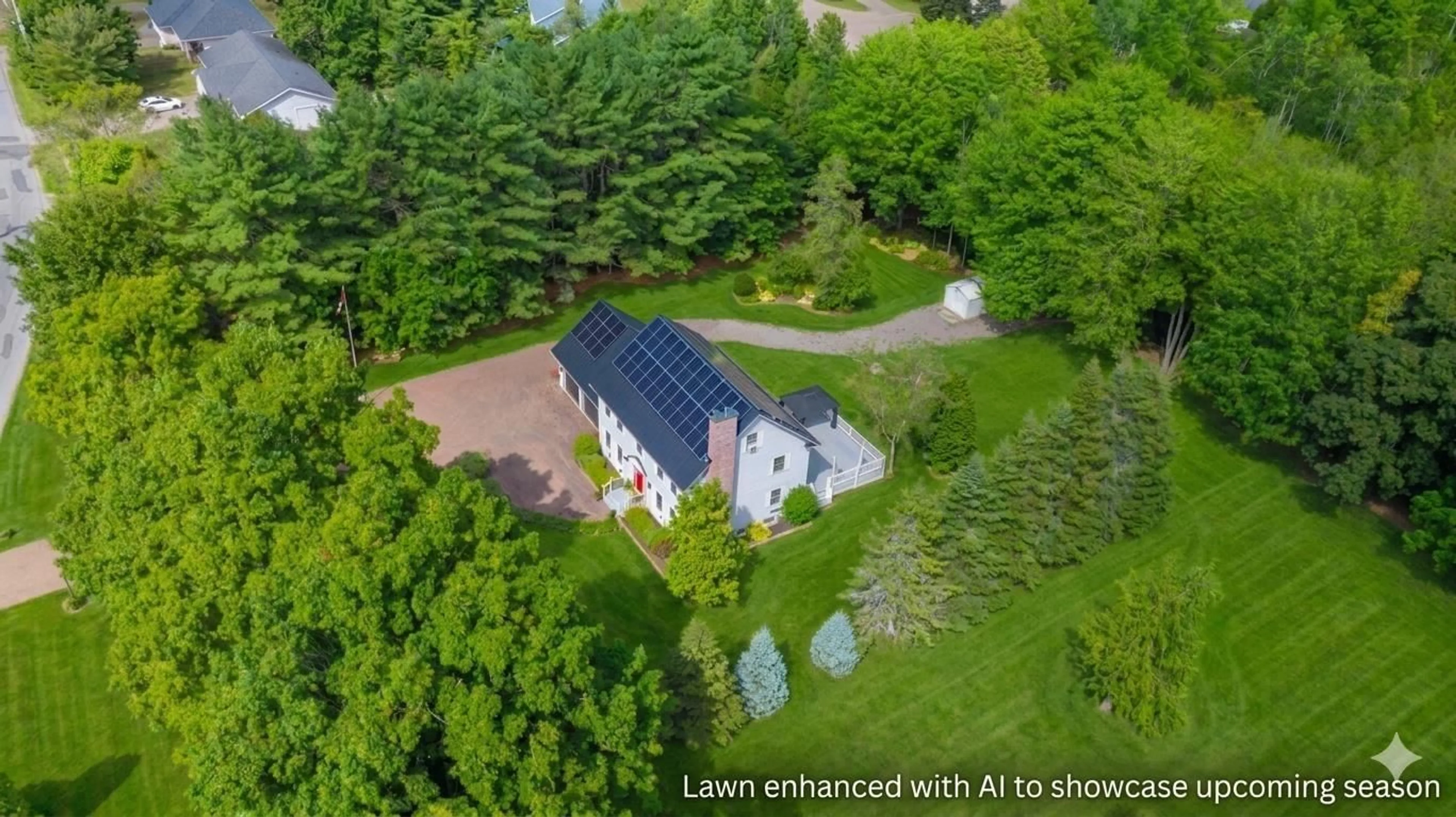 A pic from outside/outdoor area/front of a property/back of a property/a pic from drone, street for 156 Brown St, Berwick Nova Scotia B0P 1E0