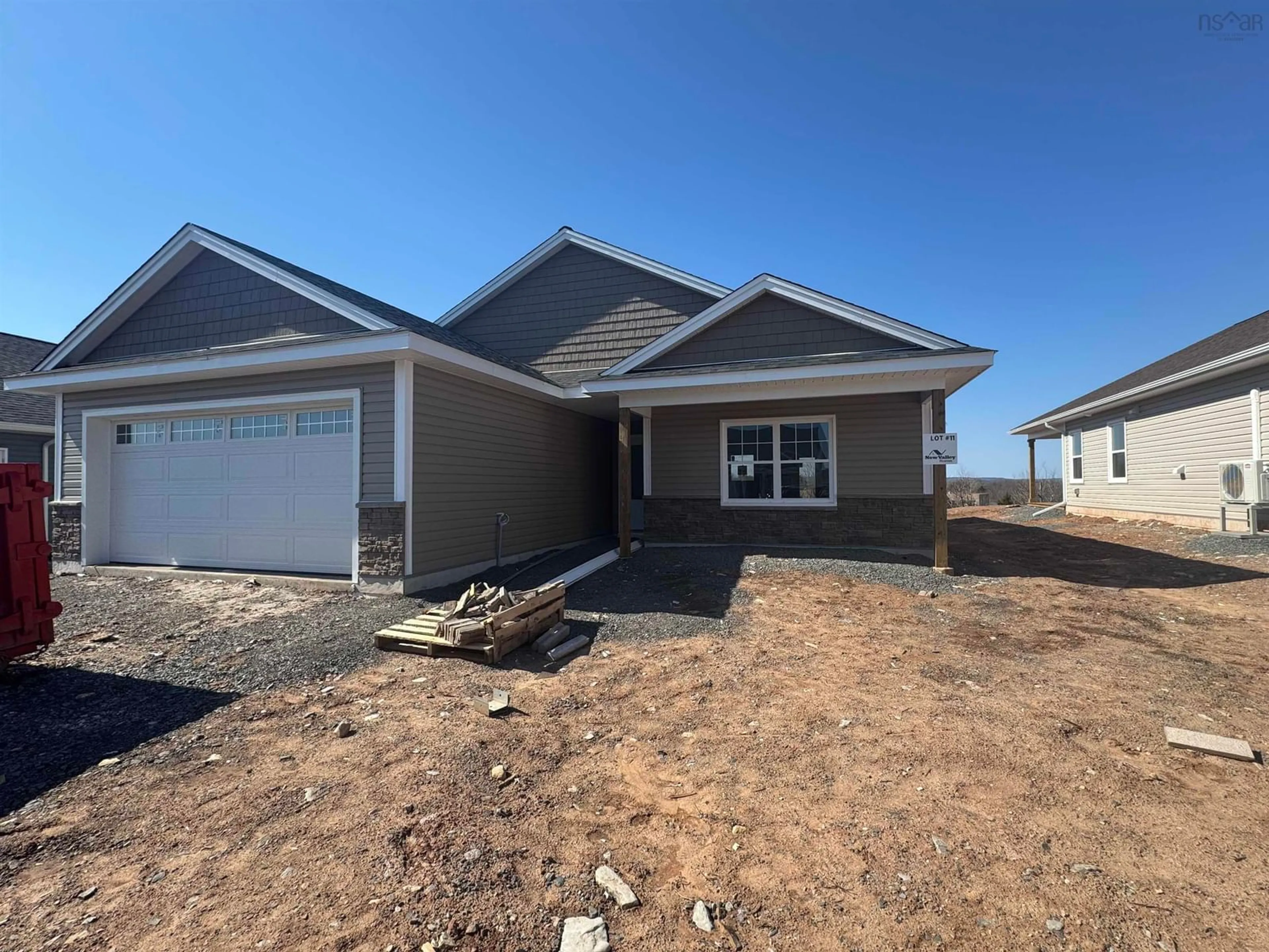 Home with vinyl exterior material, street for 45 Community Way #Lot 11, Garlands Crossing Nova Scotia B0N 2T0