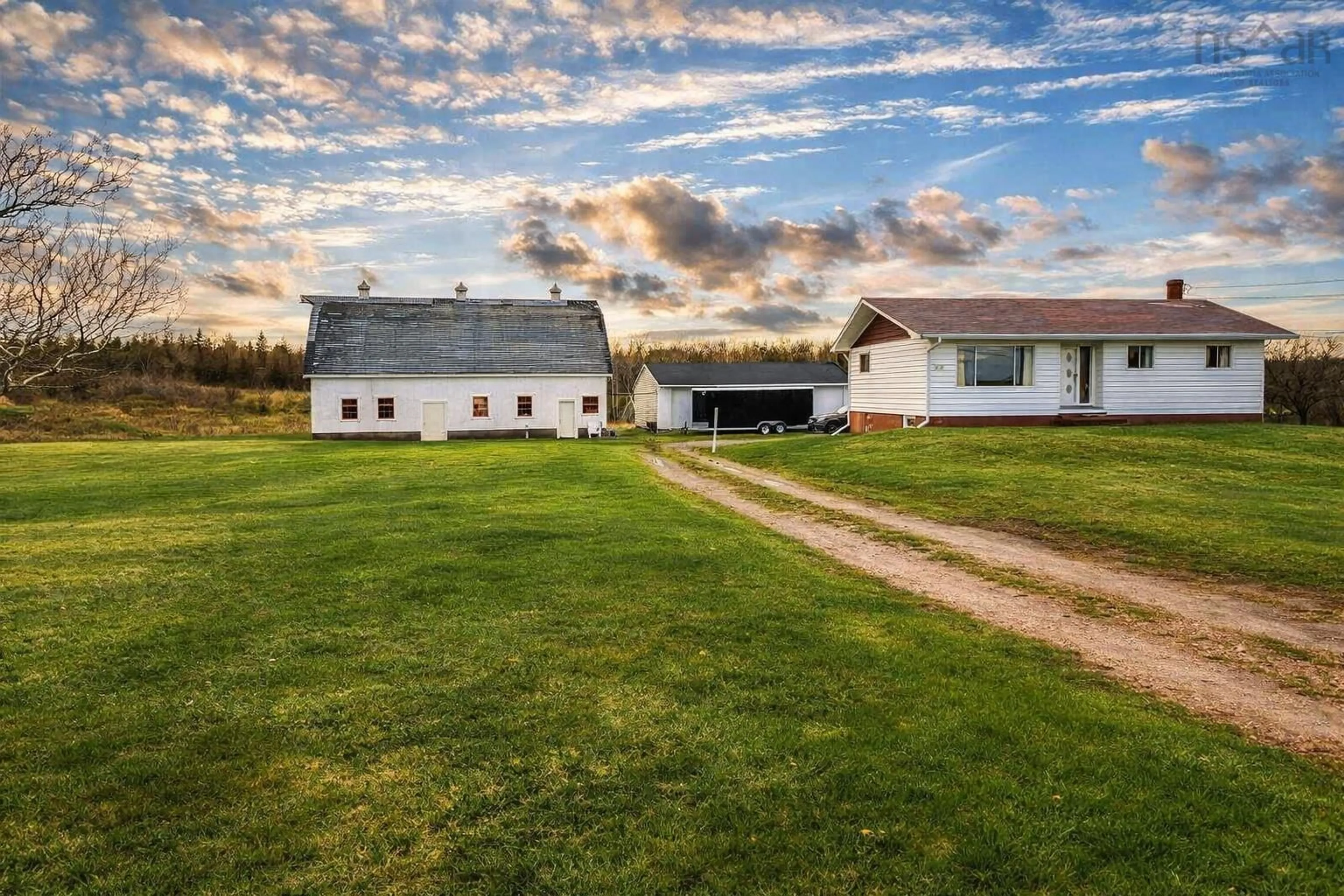 A pic from outside/outdoor area/front of a property/back of a property/a pic from drone, building for Neville St, Reserve Mines Nova Scotia B1E 1G5