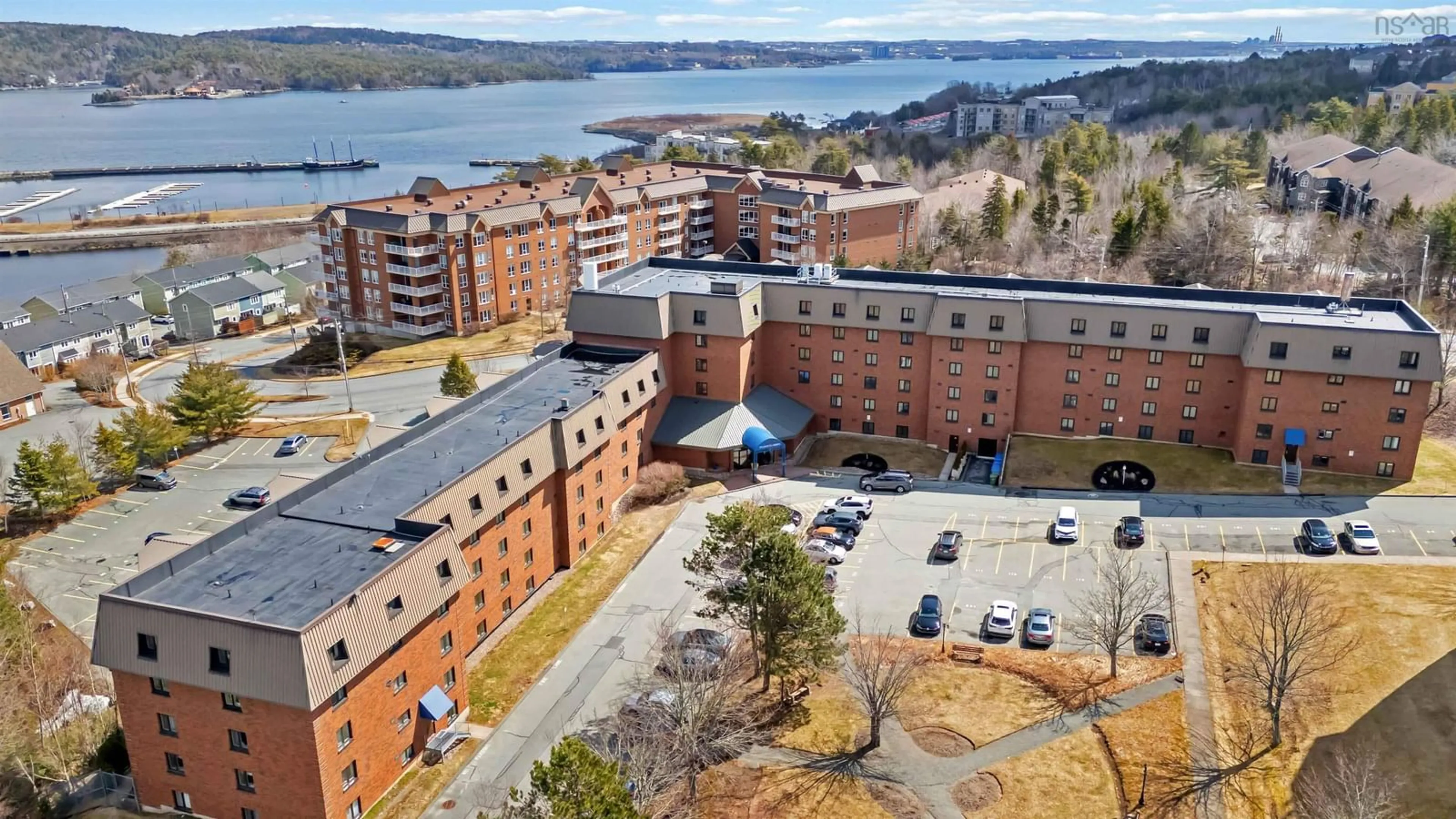 A pic from outside/outdoor area/front of a property/back of a property/a pic from drone, unknown for 61 Nelsons Landing Blvd #312, Bedford Nova Scotia B4A 3X3