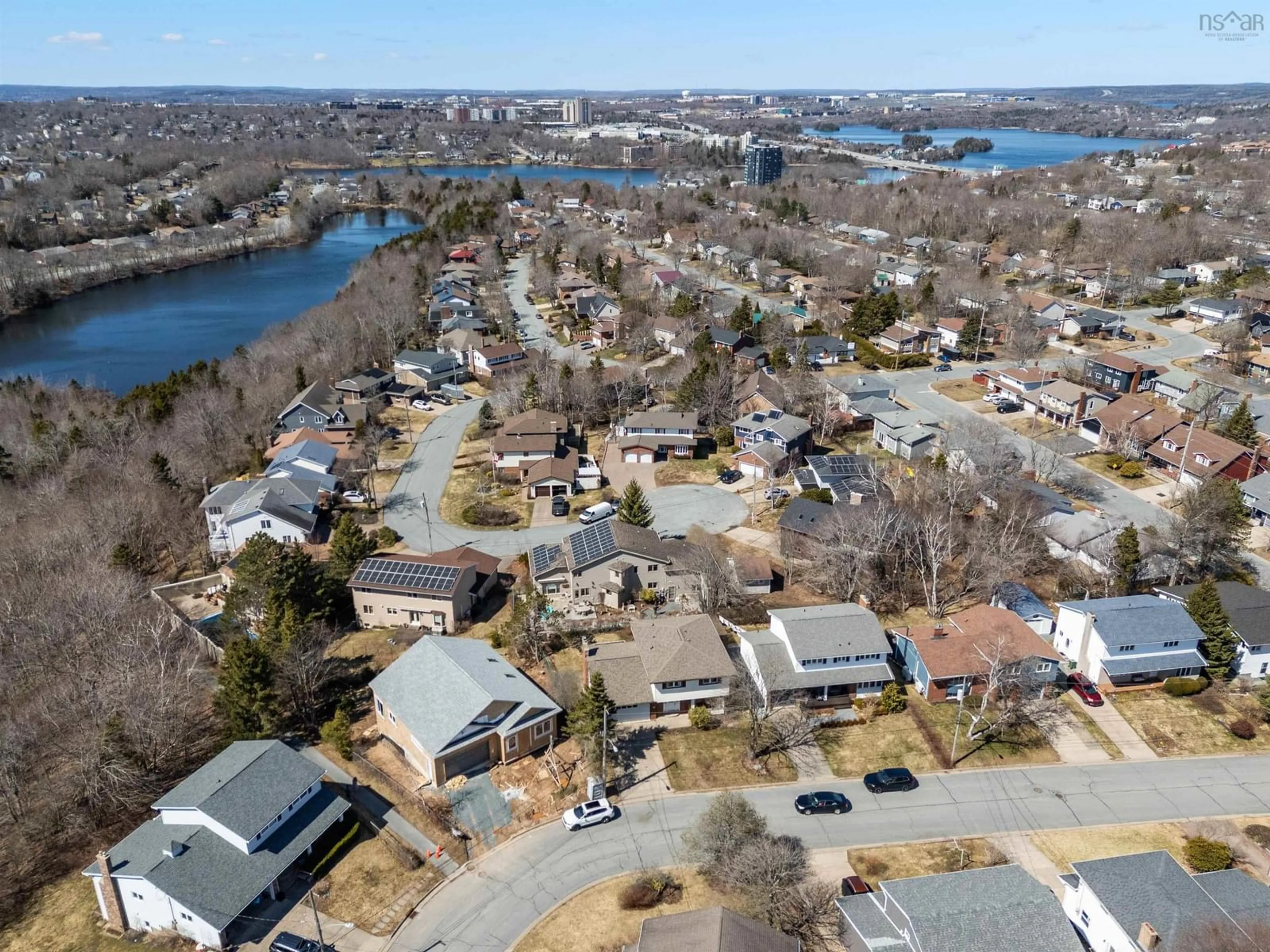 A pic from outside/outdoor area/front of a property/back of a property/a pic from drone, water/lake/river/ocean view for 29 Bow St, Dartmouth Nova Scotia B2Y 4G5