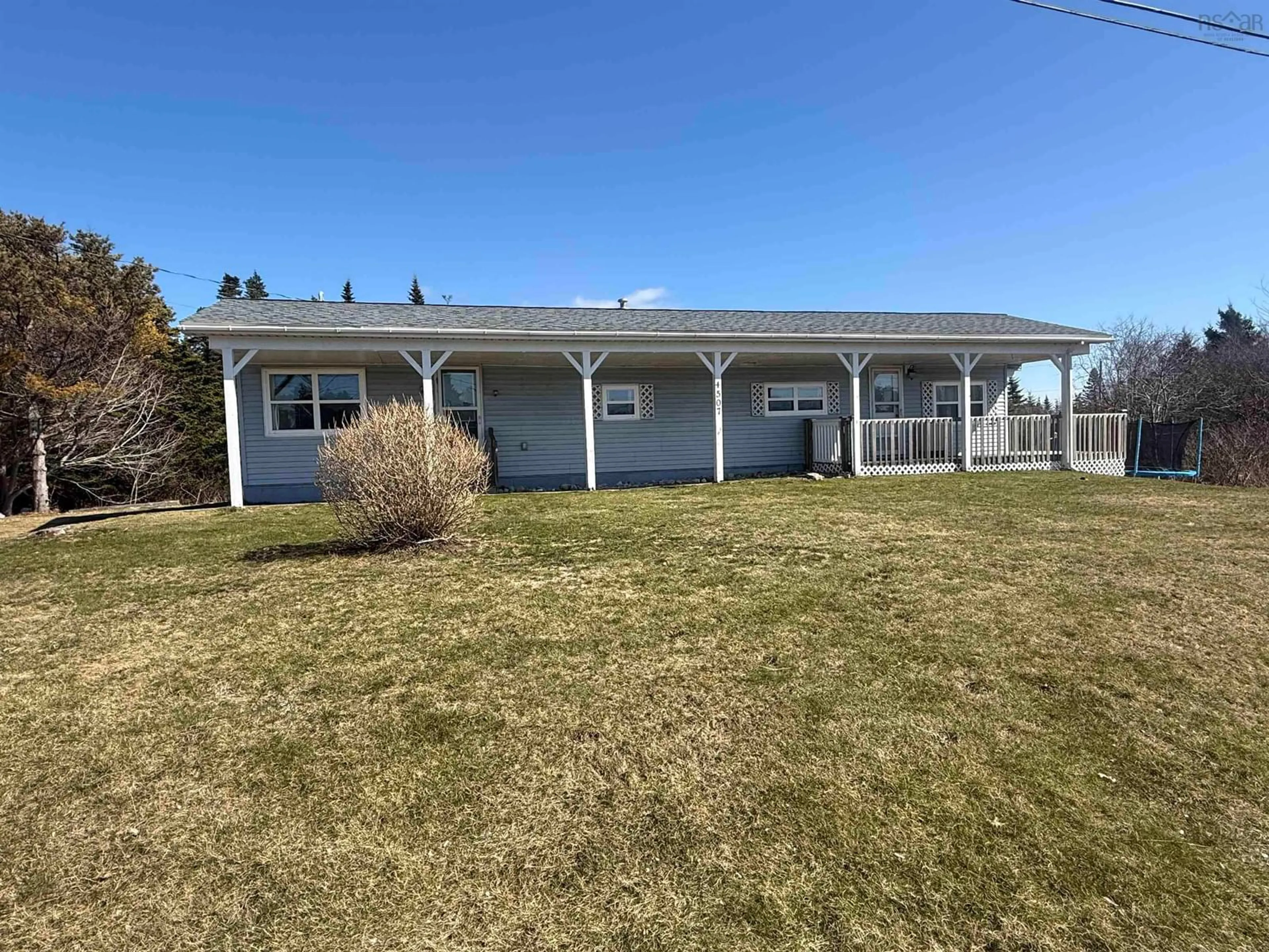 A pic from outside/outdoor area/front of a property/back of a property/a pic from drone, unknown for 4507 Highway 3, Atwoods Brook Nova Scotia B0W 3B0