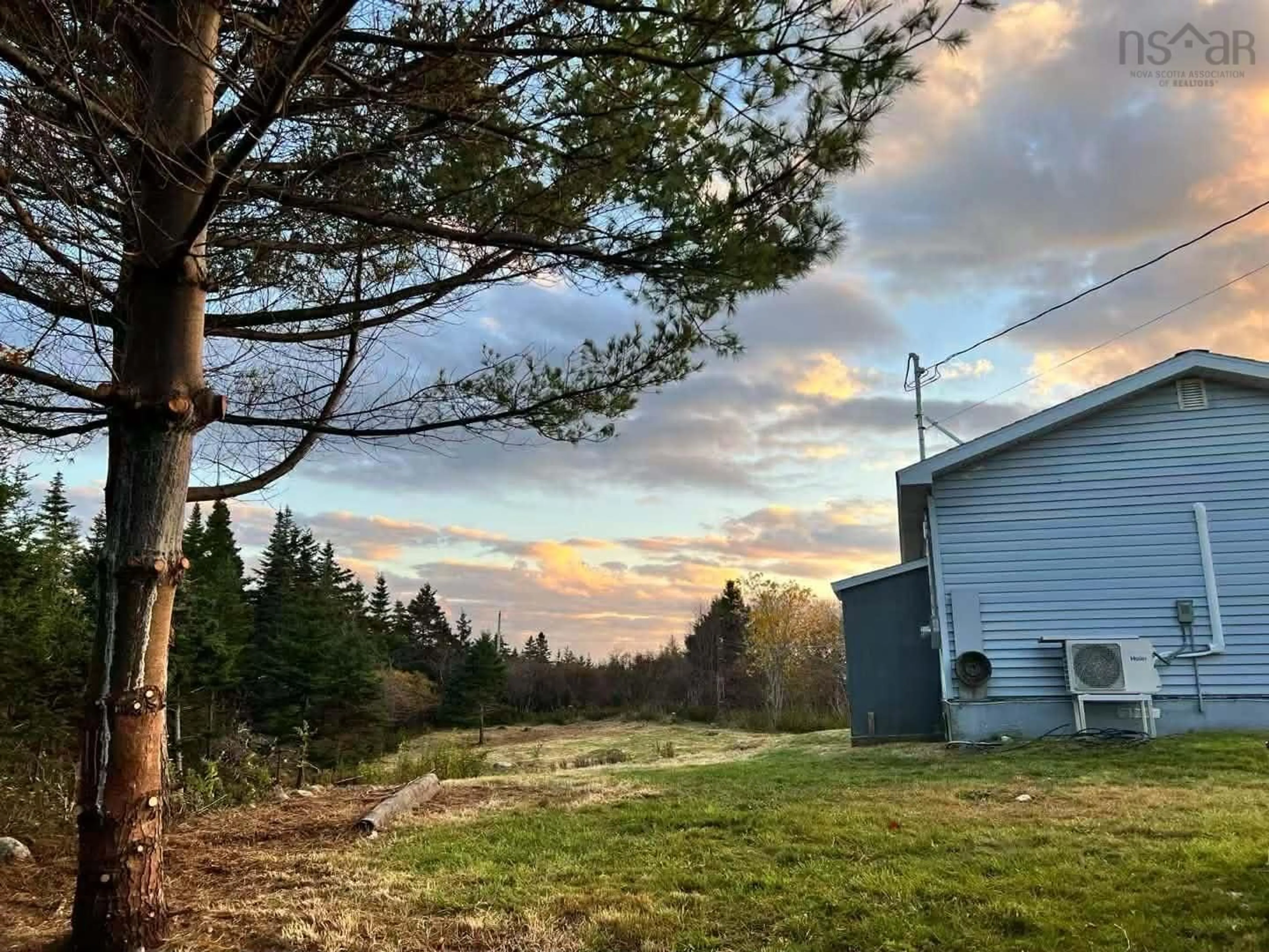 A pic from outside/outdoor area/front of a property/back of a property/a pic from drone, forest/trees view for 4507 Highway 3, Atwoods Brook Nova Scotia B0W 3B0