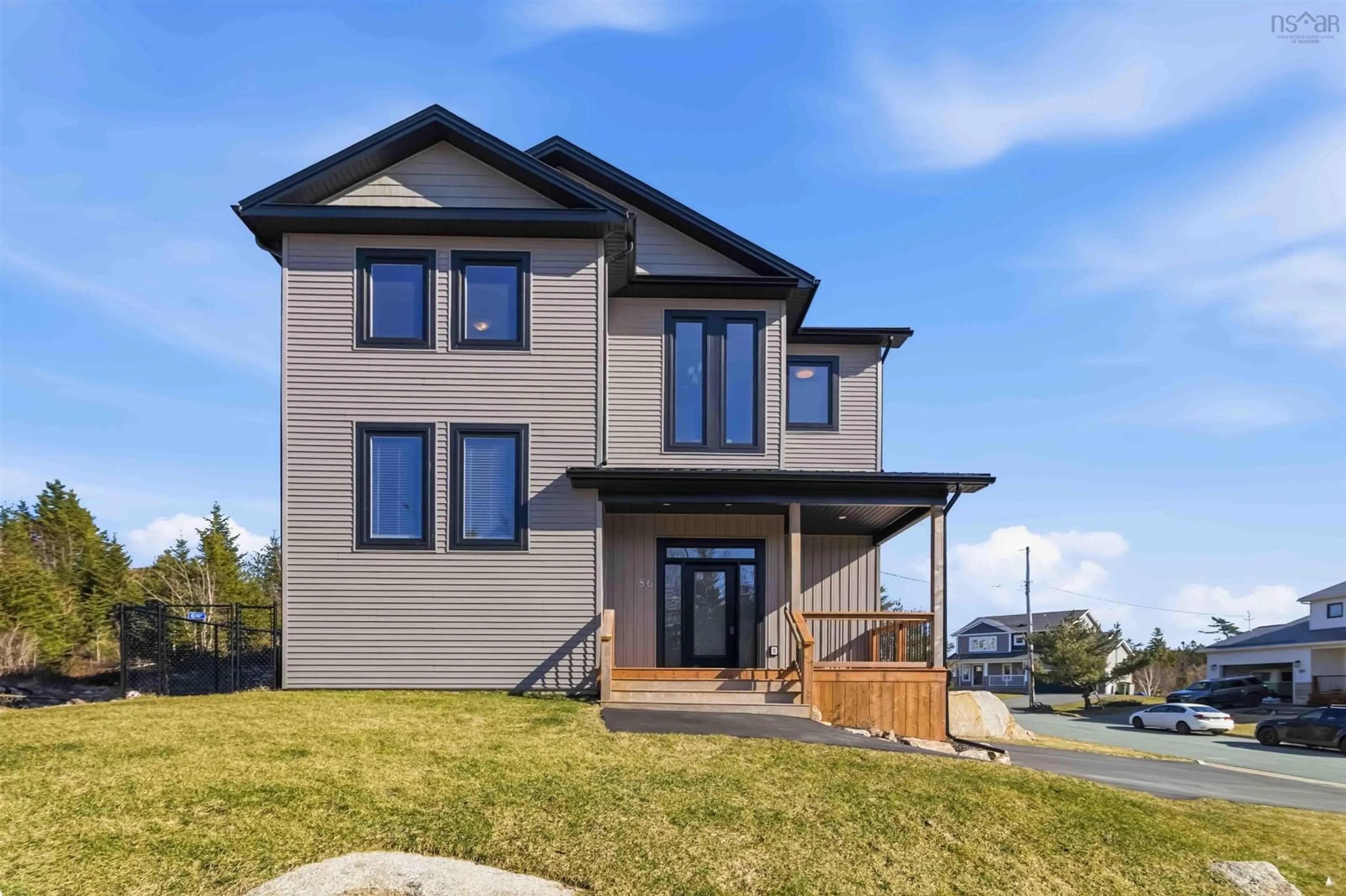 Home with brick exterior material, street for 86 Riverview Dr, Timberlea Nova Scotia B3T 1C9