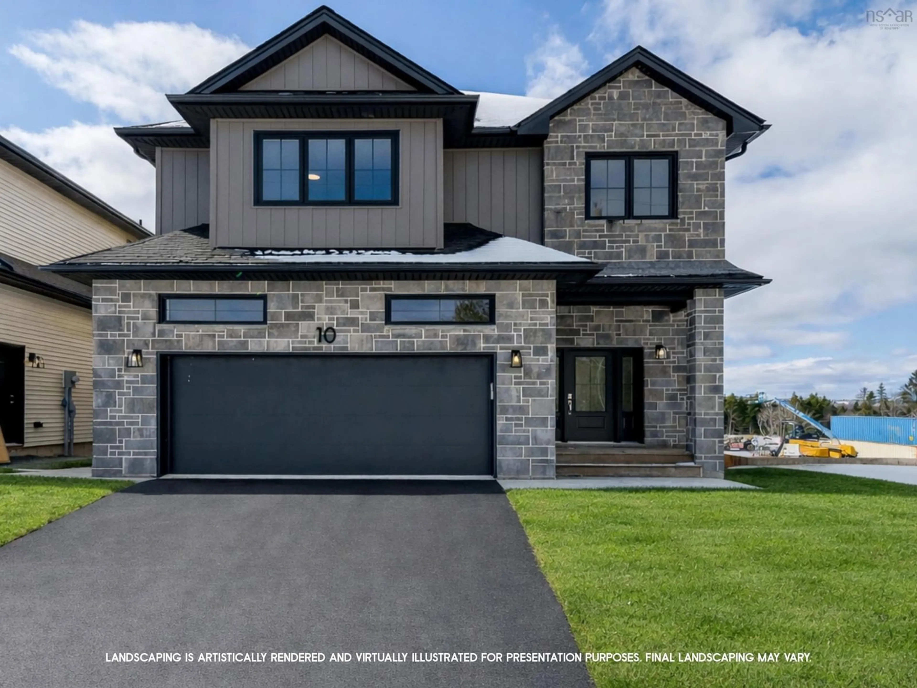 Home with brick exterior material, street for 10 Gardenia Way Gw002, Dartmouth Nova Scotia B2X 0C7