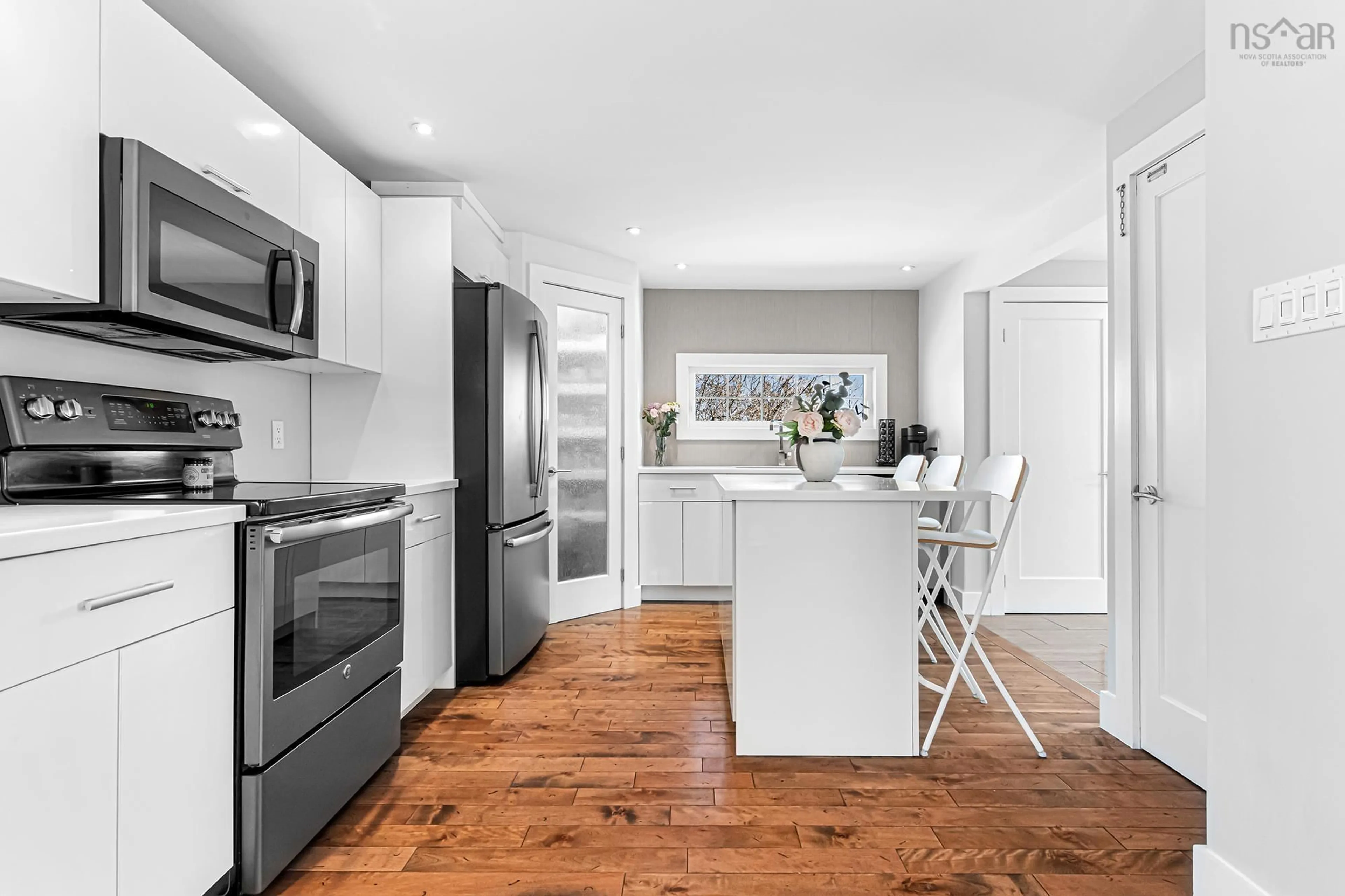 Open concept kitchen, ceramic/tile floor for 764 Cobequid Rd, Lower Sackville Nova Scotia B4C 4A2