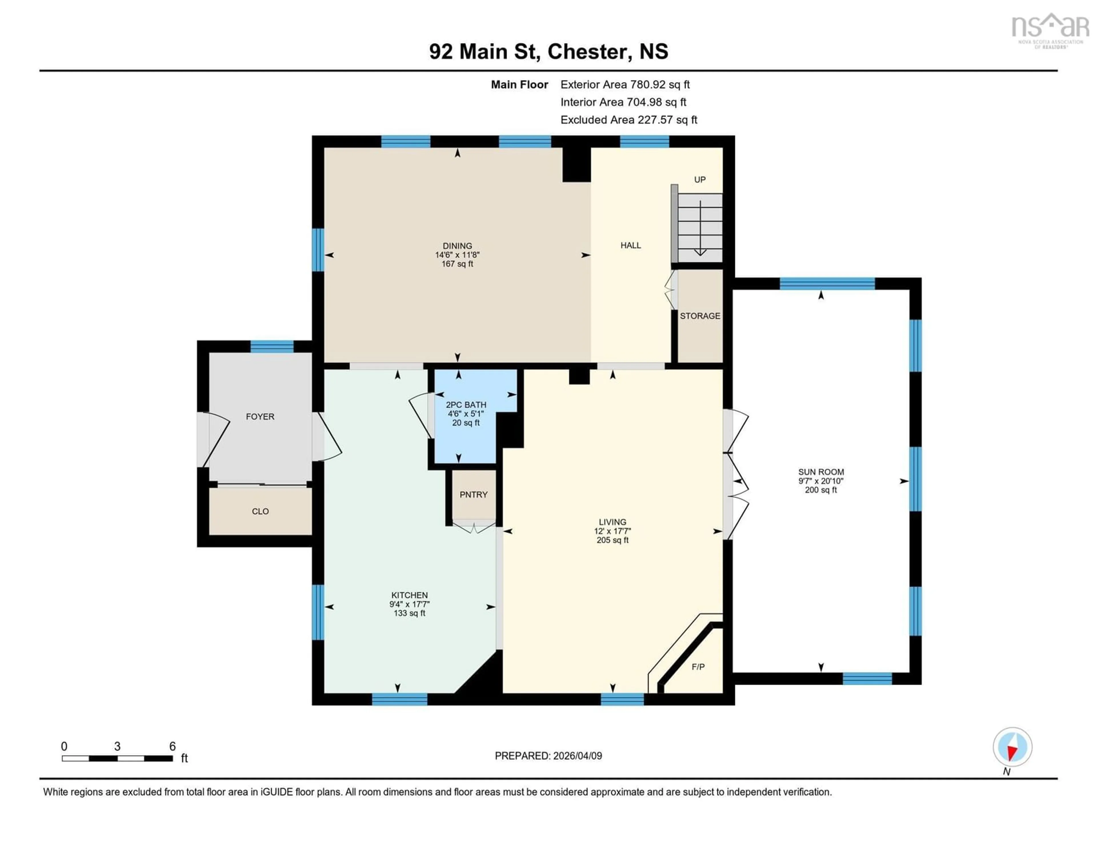 Floor plan for 92 Main St, Chester Nova Scotia B0J 1J0