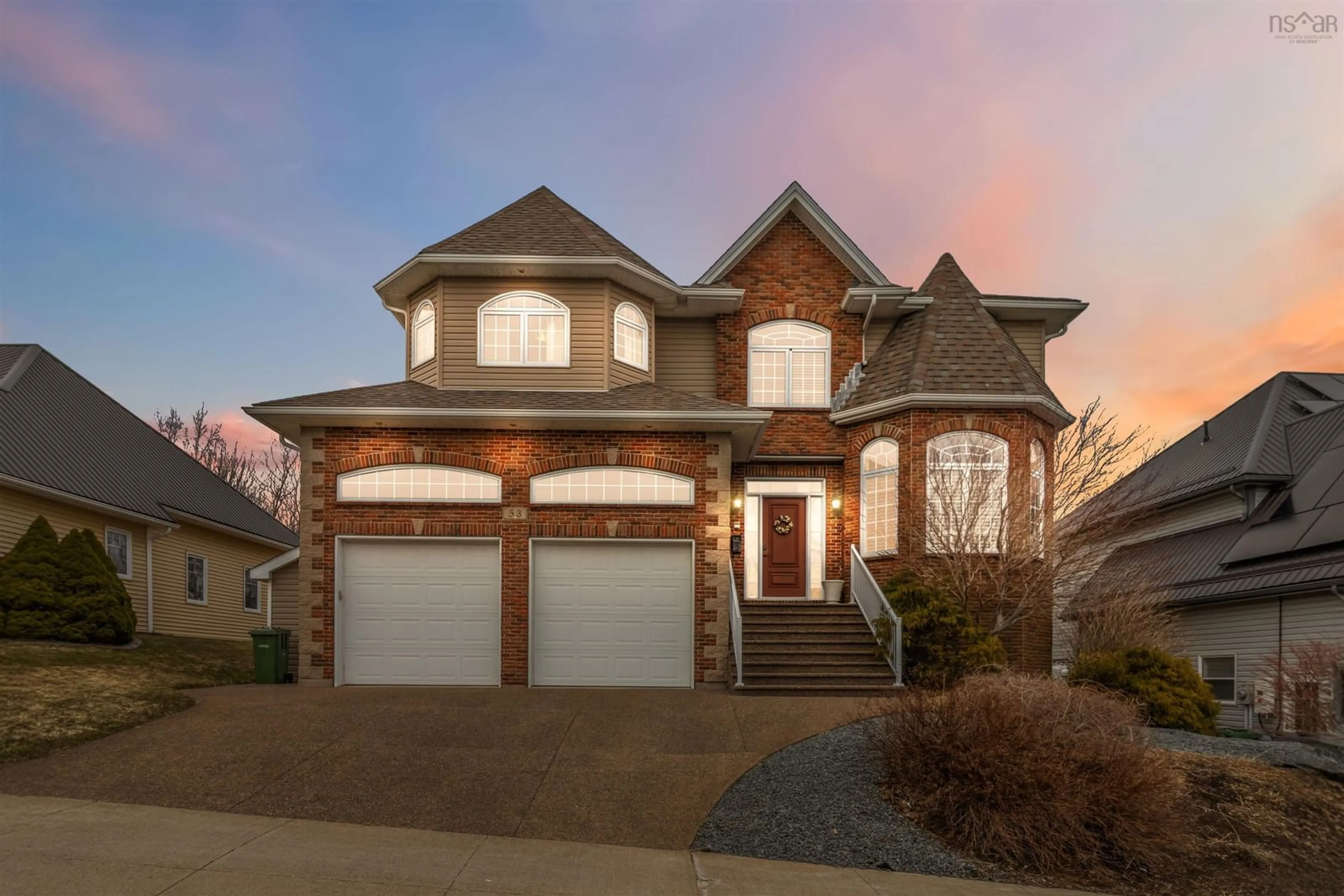 Home with brick exterior material, street for 53 White Glove Terr, Halifax Nova Scotia B3N 3E2