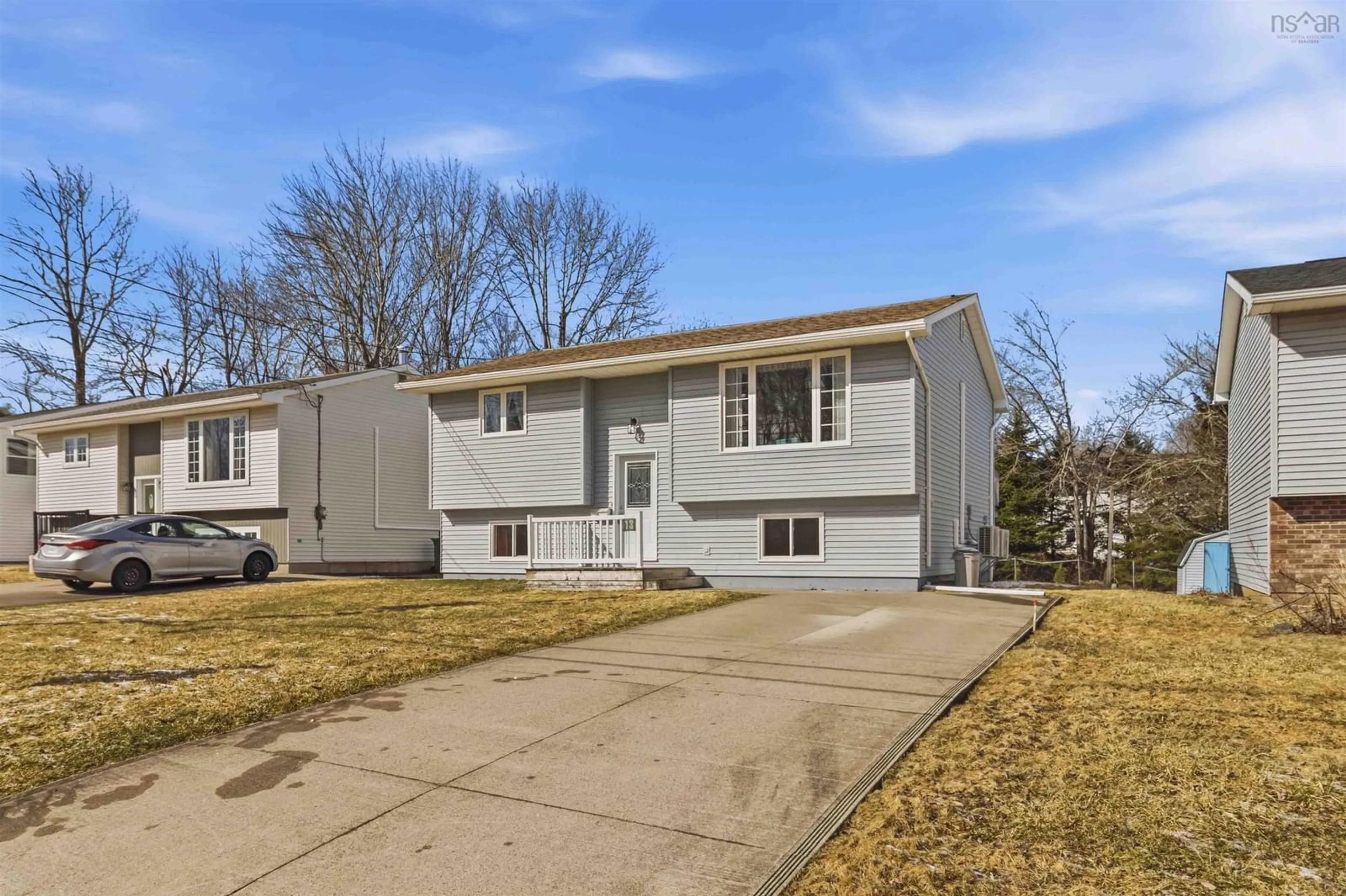 Home with vinyl exterior material, street for 13 Langdon Dr, Woodlawn Nova Scotia B2W 5A6