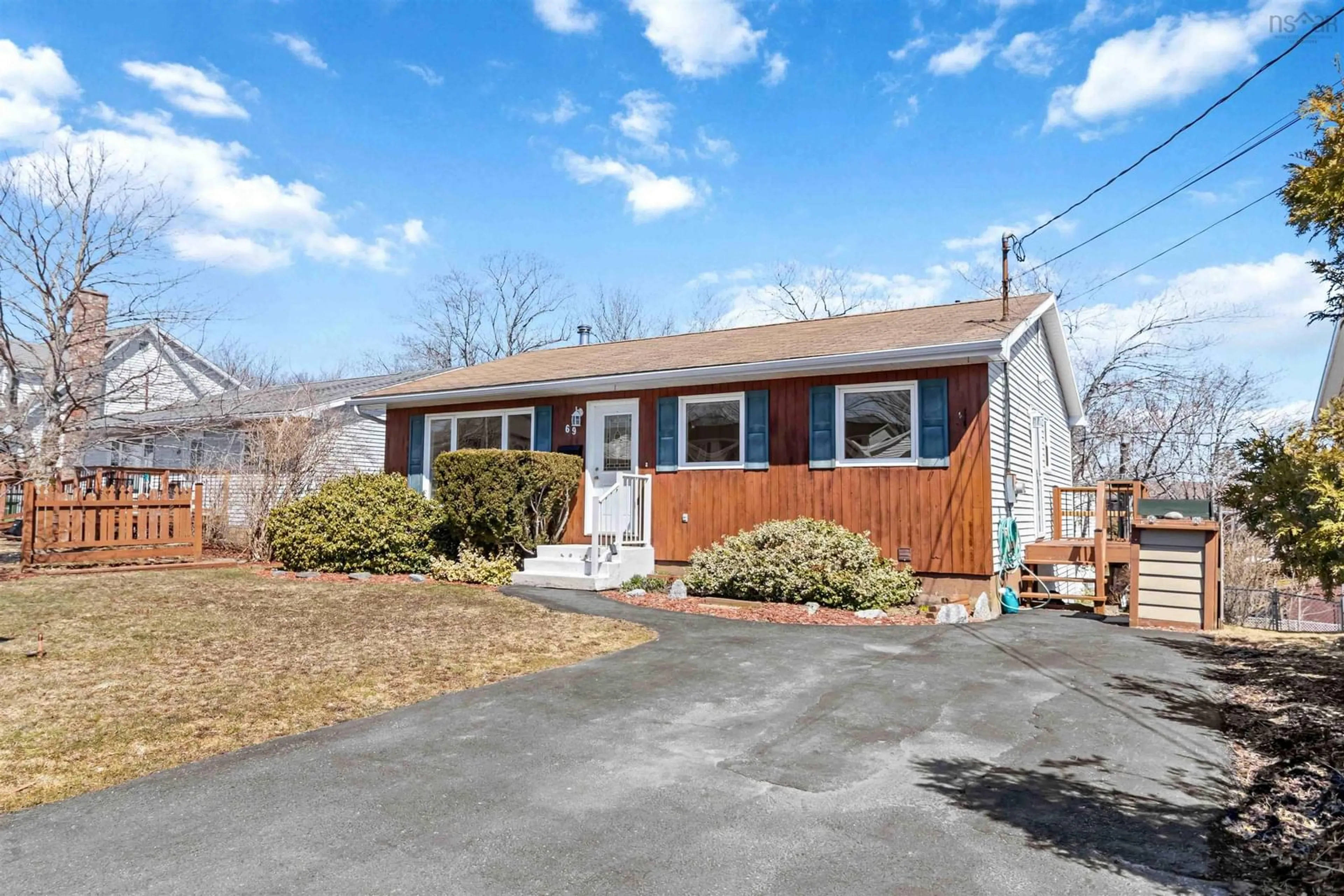 Home with vinyl exterior material, street for 69 La Pierre Cres, Dartmouth Nova Scotia B2W 5C7