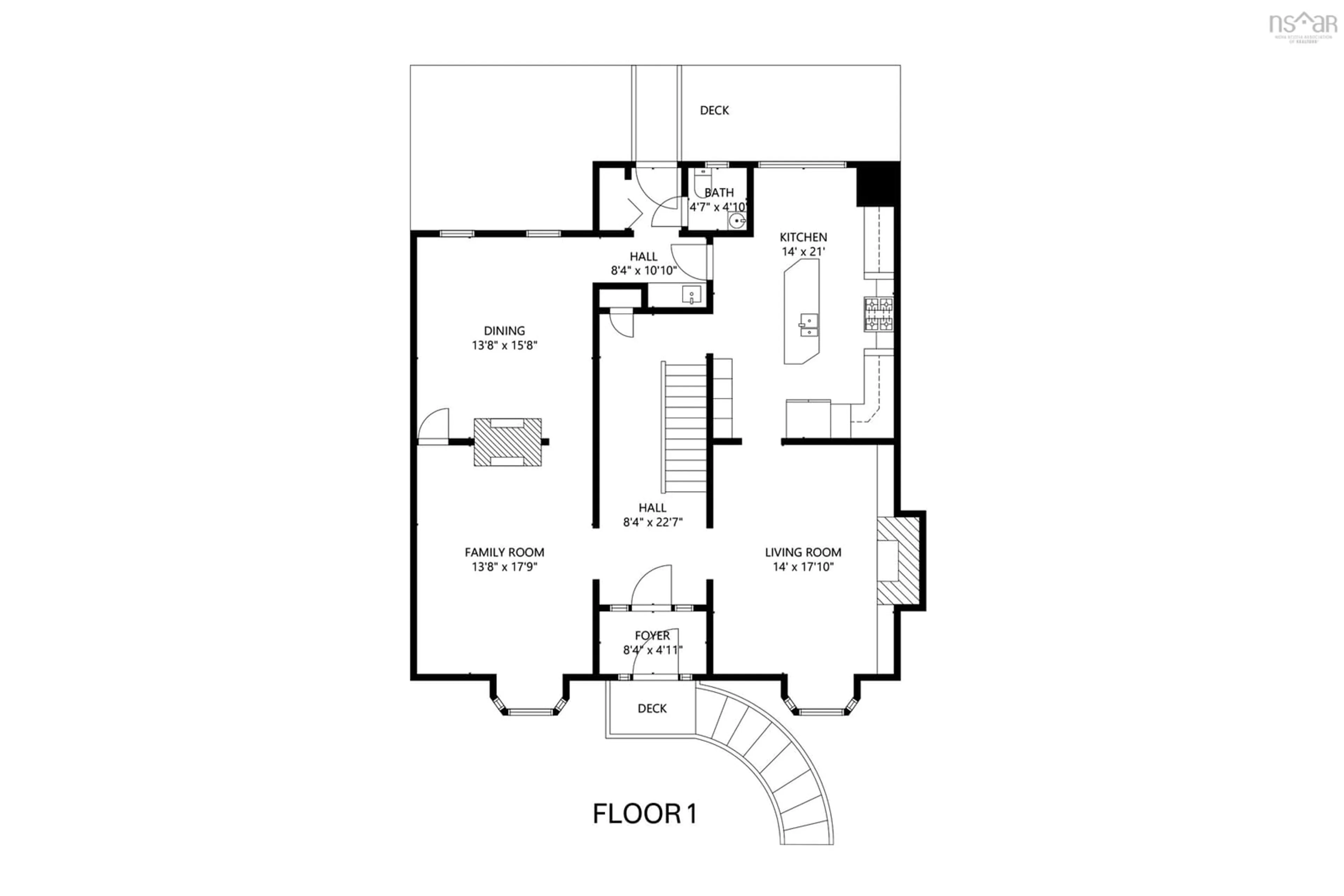 Floor plan for 116 Princes Inlet Dr, Martins Brook Nova Scotia B0J 2C0