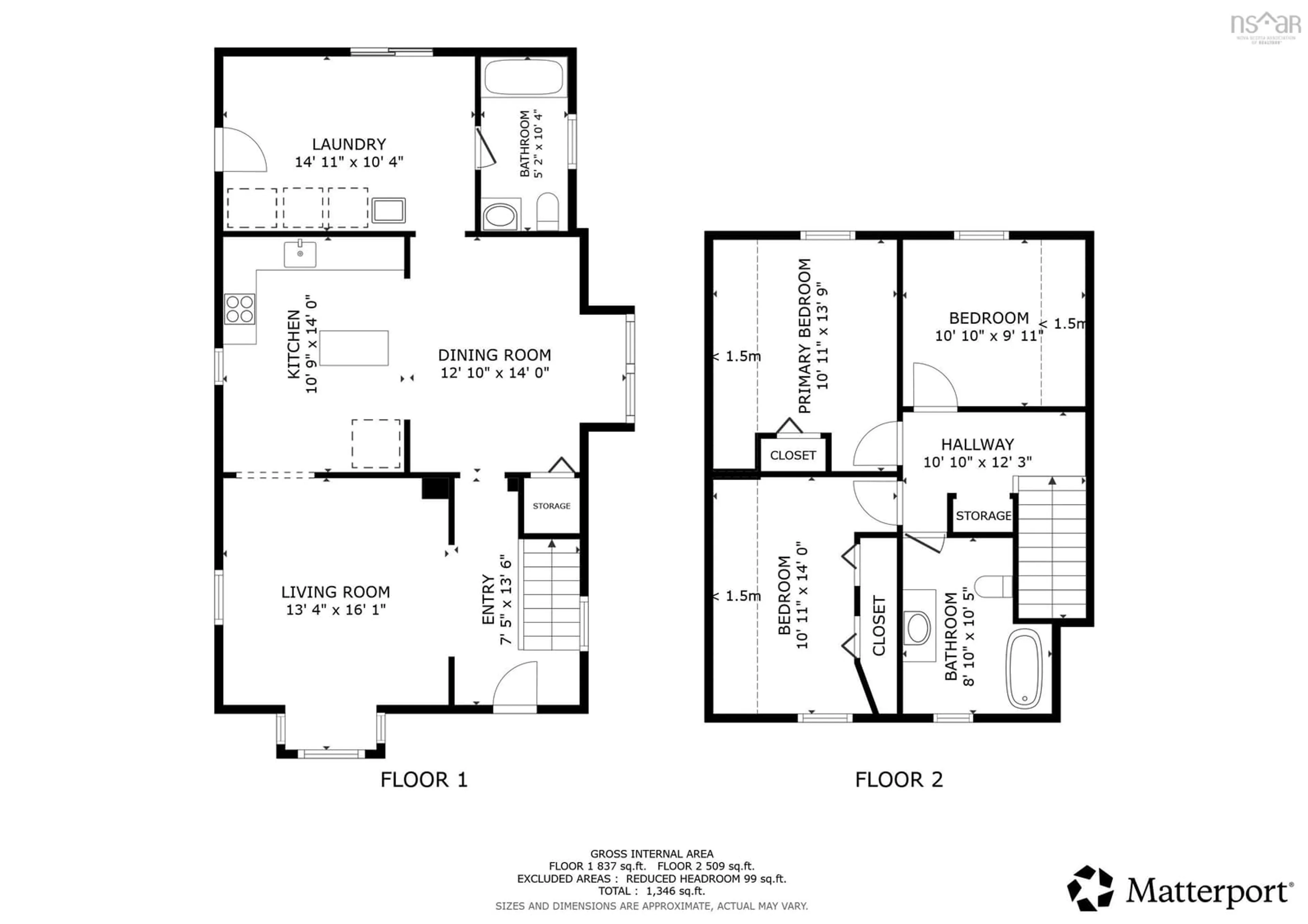 Floor plan for 10 East Pleasant St, Amherst Nova Scotia B4H 1M4