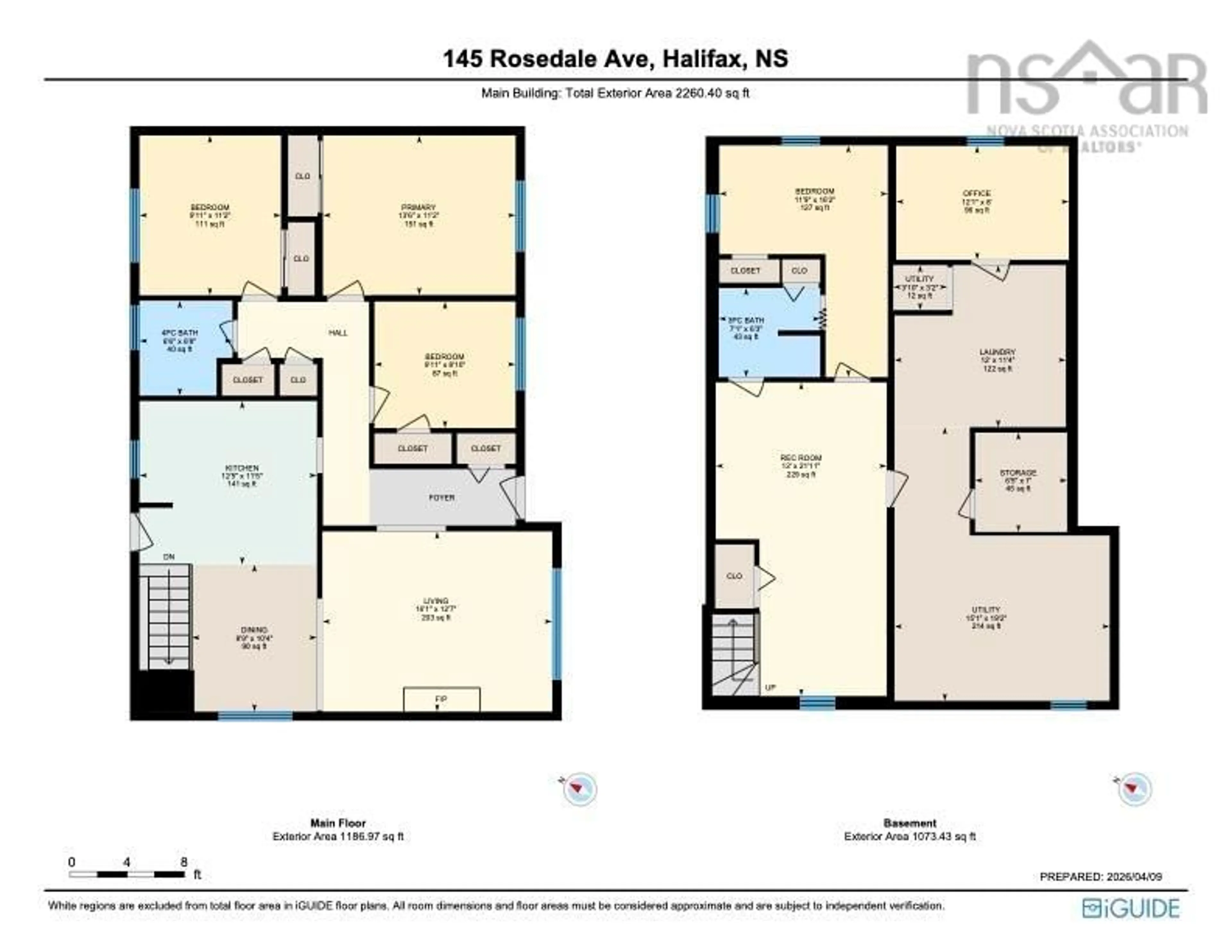 Floor plan for 145 Rosedale Ave, Halifax Nova Scotia B3N 2J9