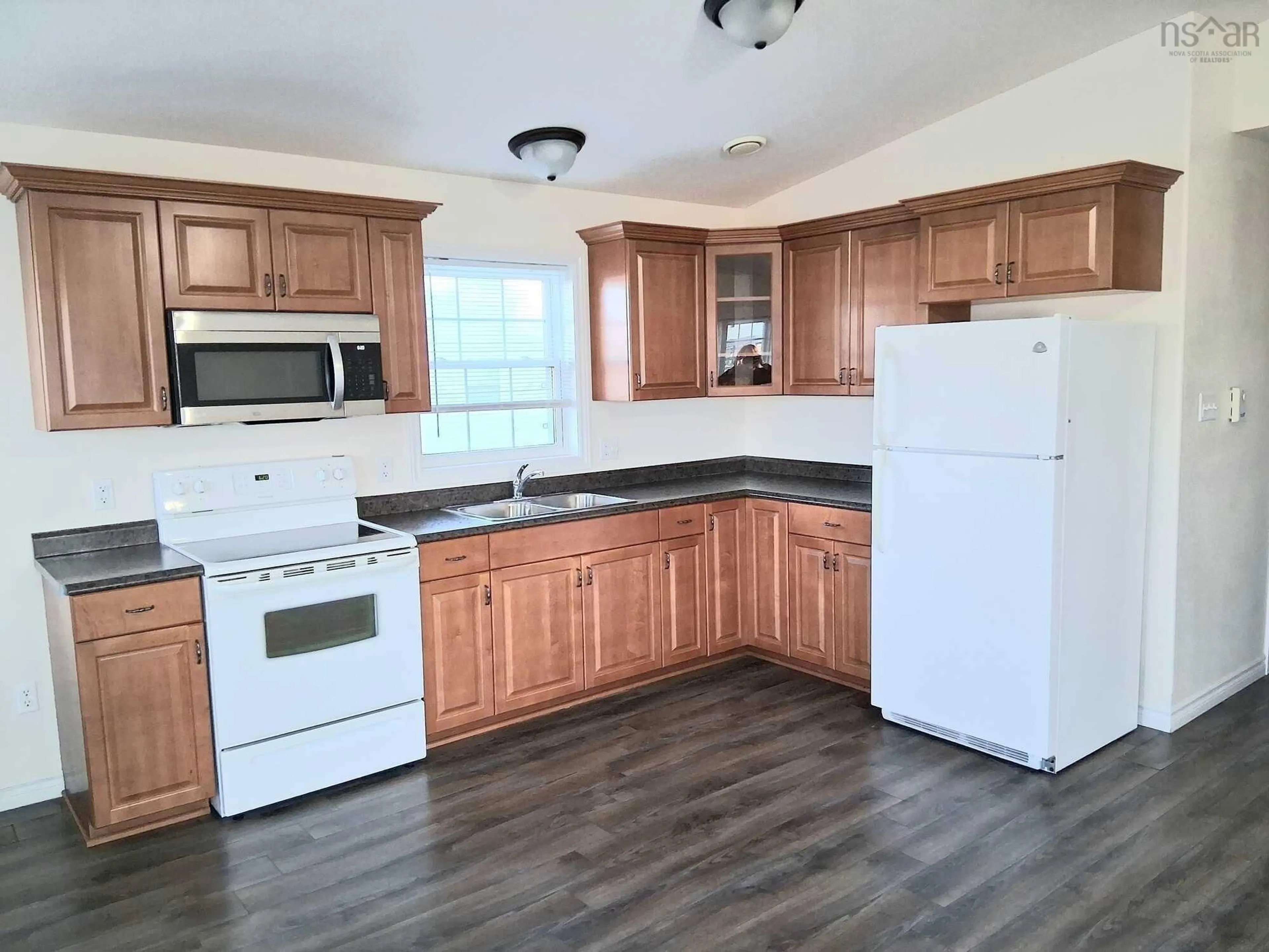 Standard kitchen, wood/laminate floor for 101 Acadia Ave, Stellarton Nova Scotia B0K 1S0