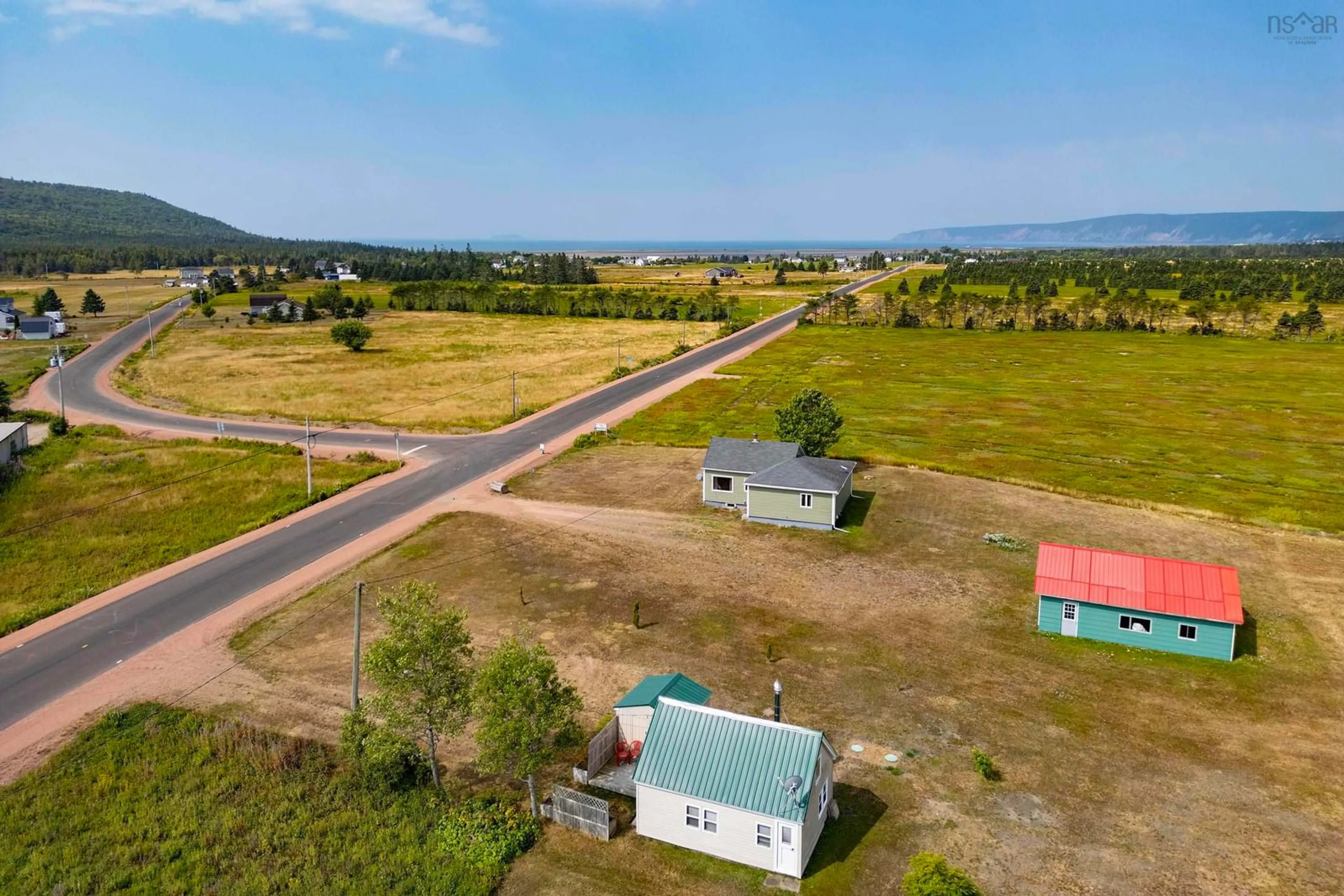 A pic from outside/outdoor area/front of a property/back of a property/a pic from drone, mountain view for 4141 Highway 209, Advocate Harbour Nova Scotia B0M 1A0