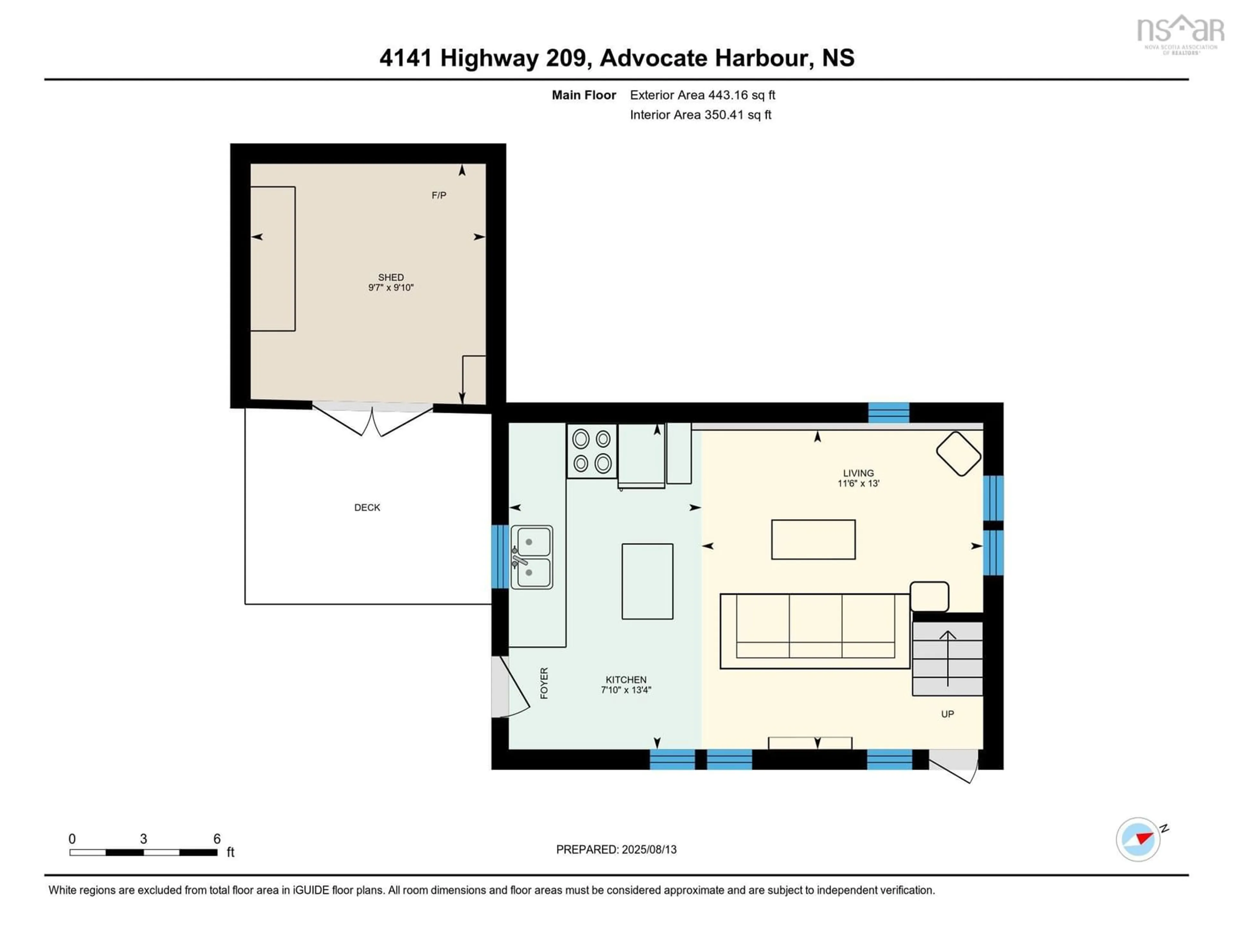Floor plan for 4141 Highway 209, Advocate Harbour Nova Scotia B0M 1A0