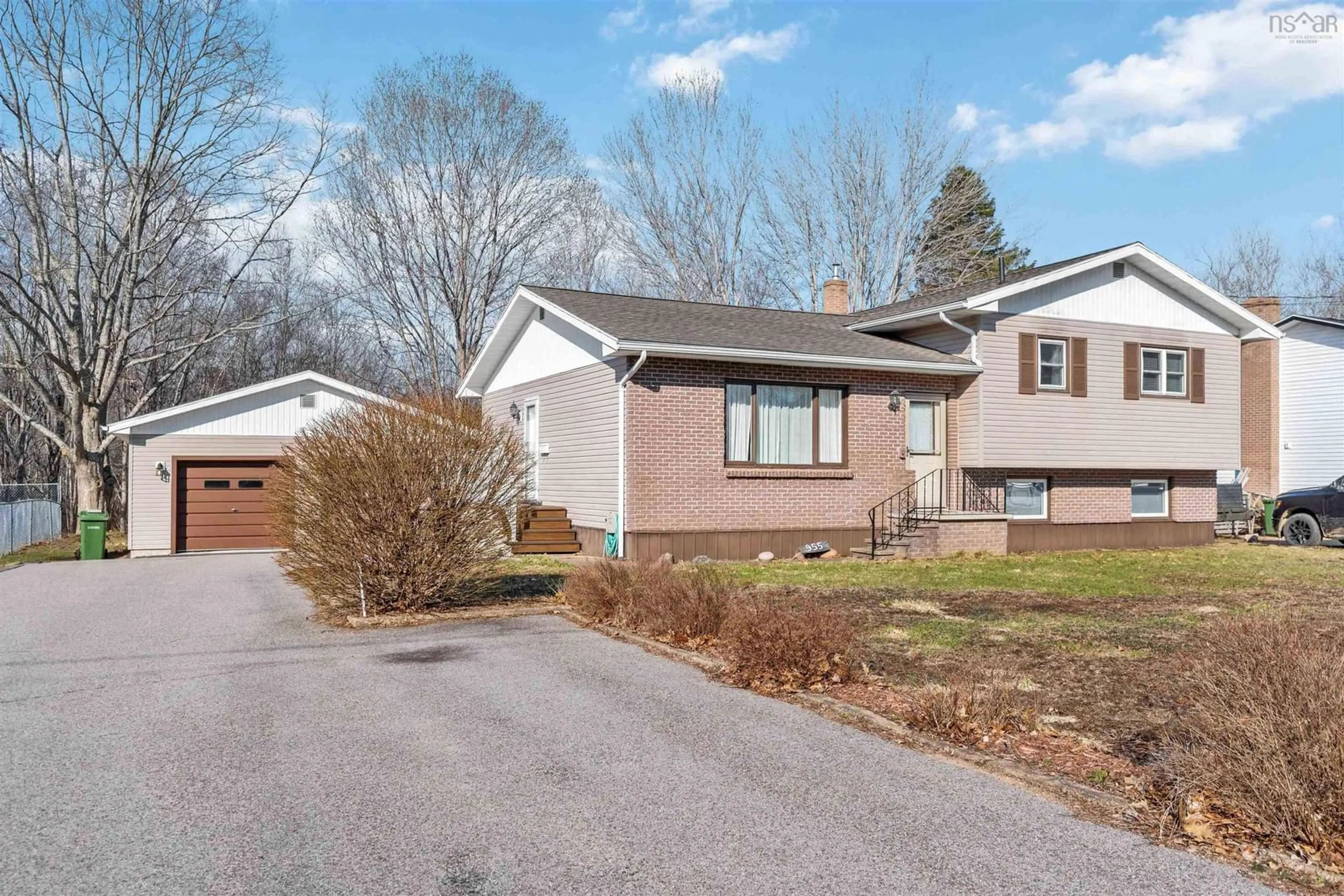 Home with vinyl exterior material, street for 955 Labrador Lane, Greenwood Nova Scotia B0P 1N0