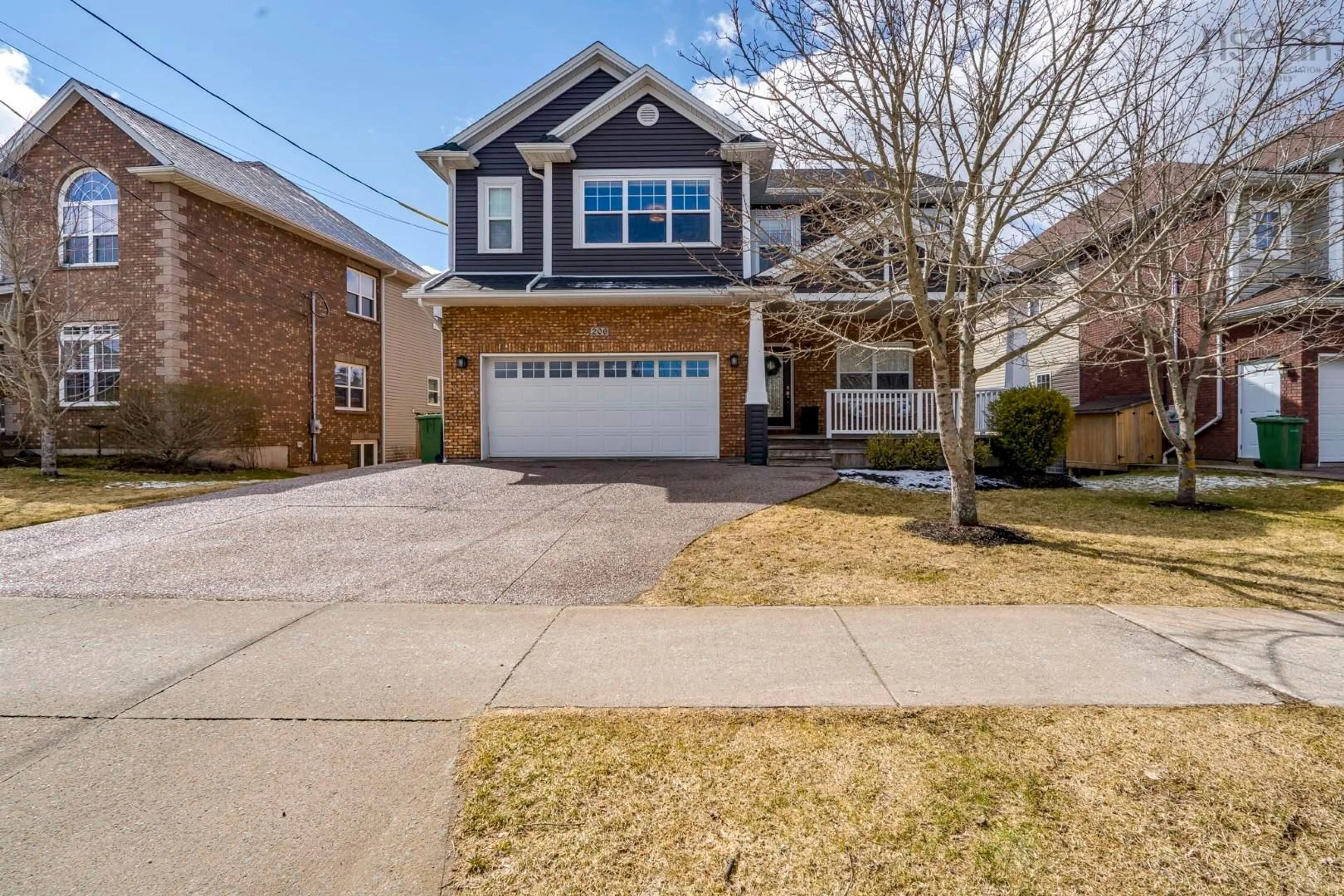 Home with brick exterior material, street for 206 Ravines Dr, Bedford Nova Scotia B4A 0A3