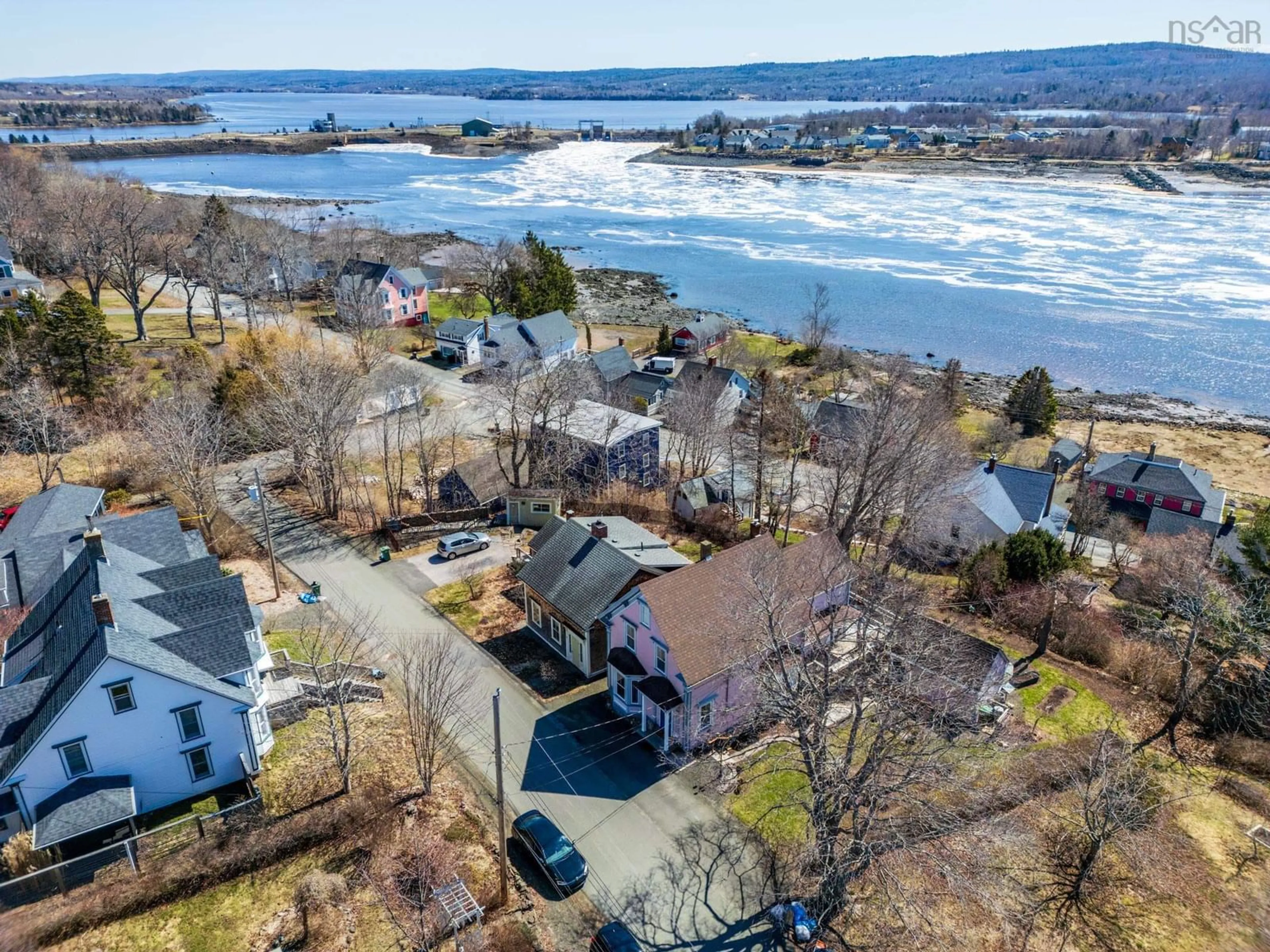 A pic from outside/outdoor area/front of a property/back of a property/a pic from drone, water/lake/river/ocean view for 26 Garden St, Granville Ferry Nova Scotia B0S 1A0