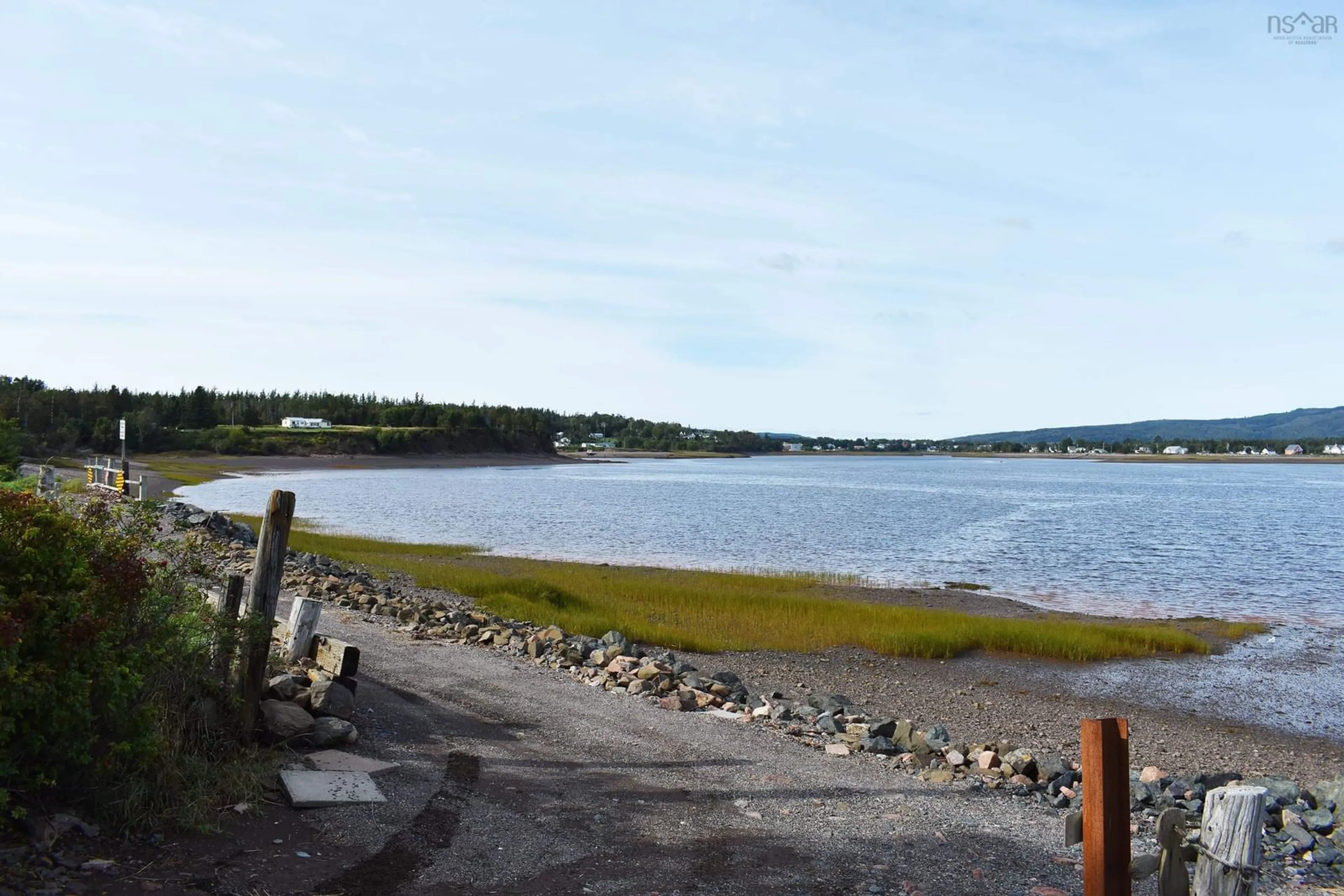 Patio, water/lake/river/ocean view for 208 Lighthouse Rd, Parrsboro Nova Scotia B0M 1S0