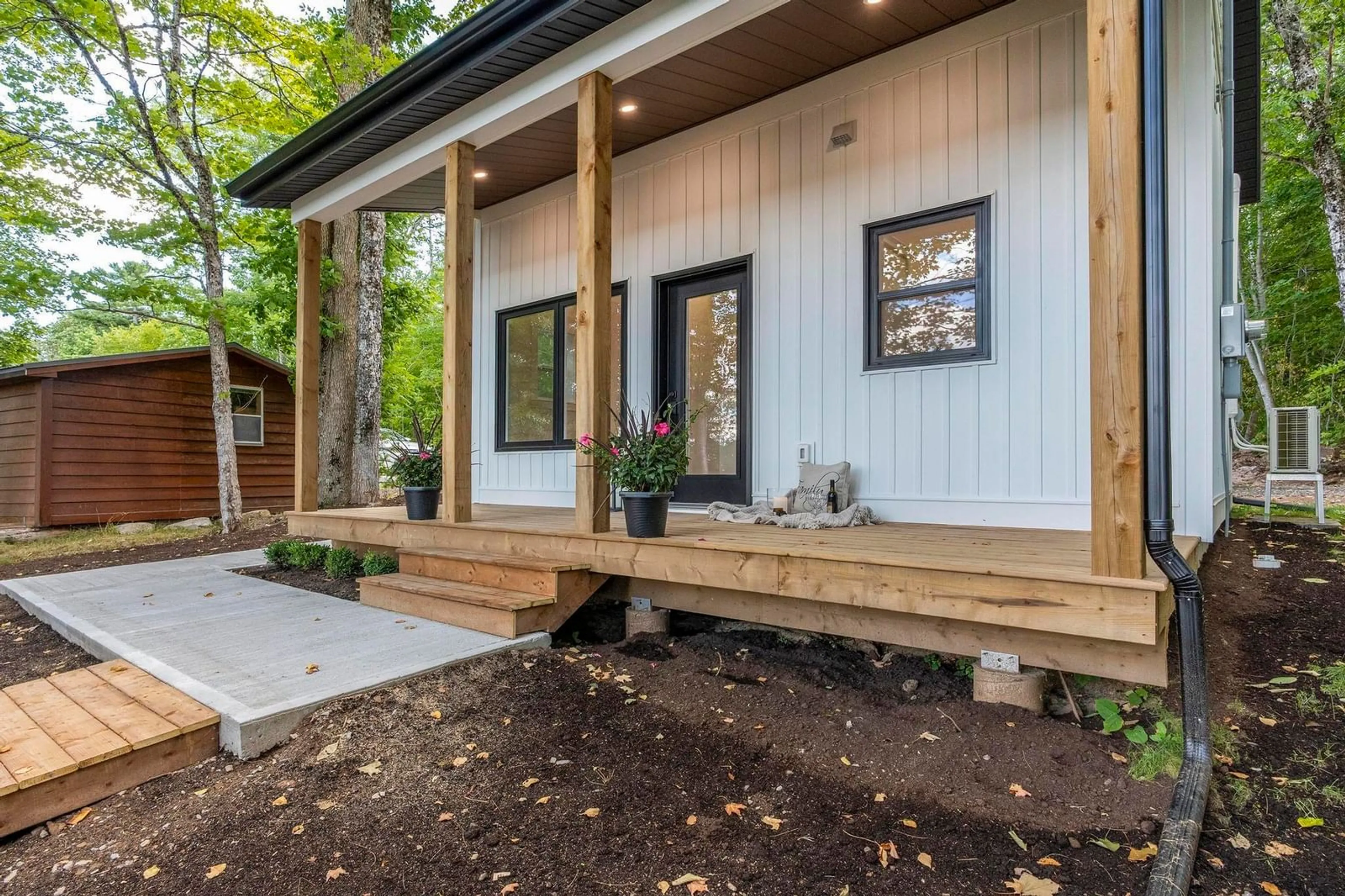 Home with vinyl exterior material, street for 17 S-10 Rd, Lake George Nova Scotia B0P 1C0