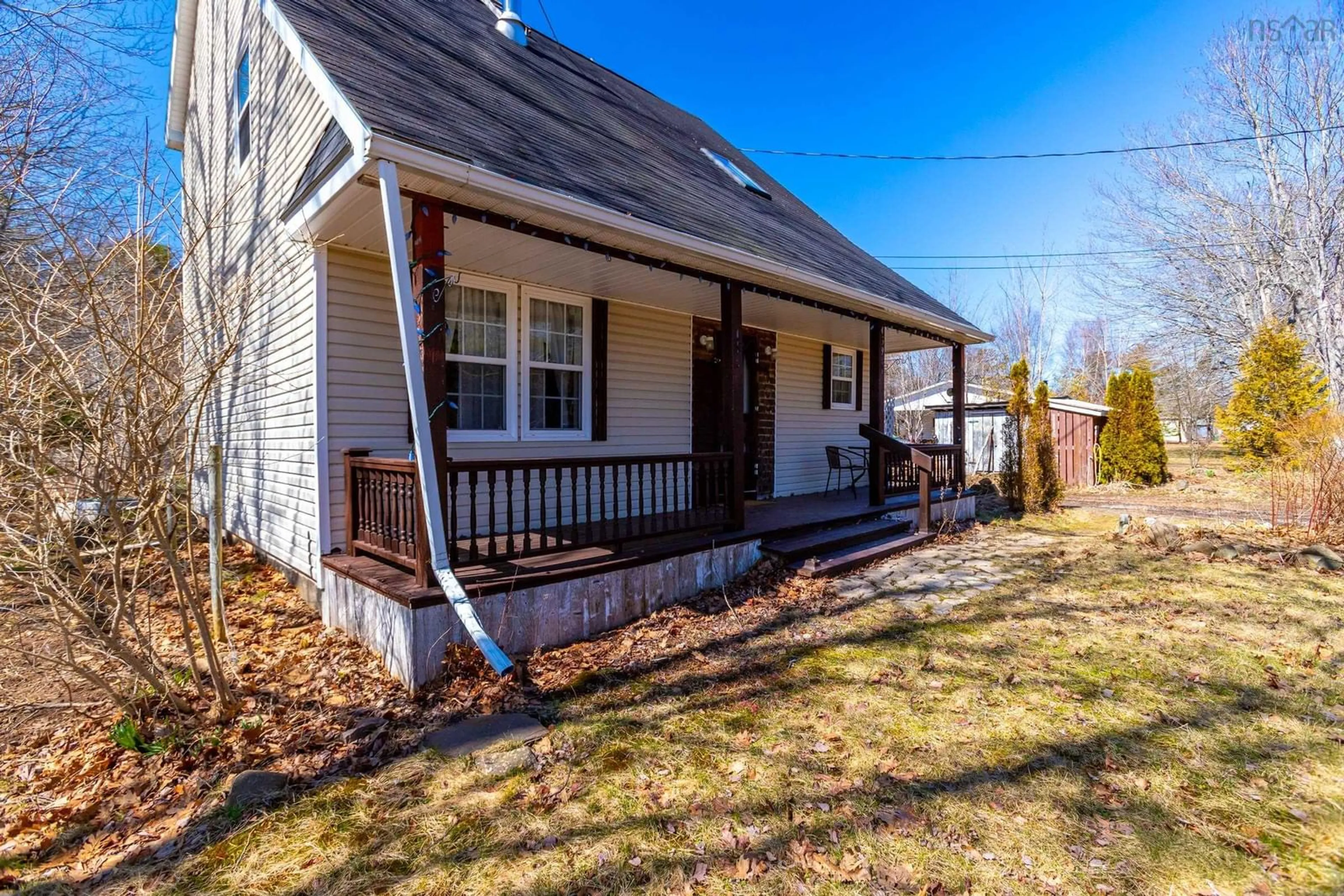 Home with vinyl exterior material, street for 139 Ruggles Rd, Wilmot Nova Scotia B0S 1W0