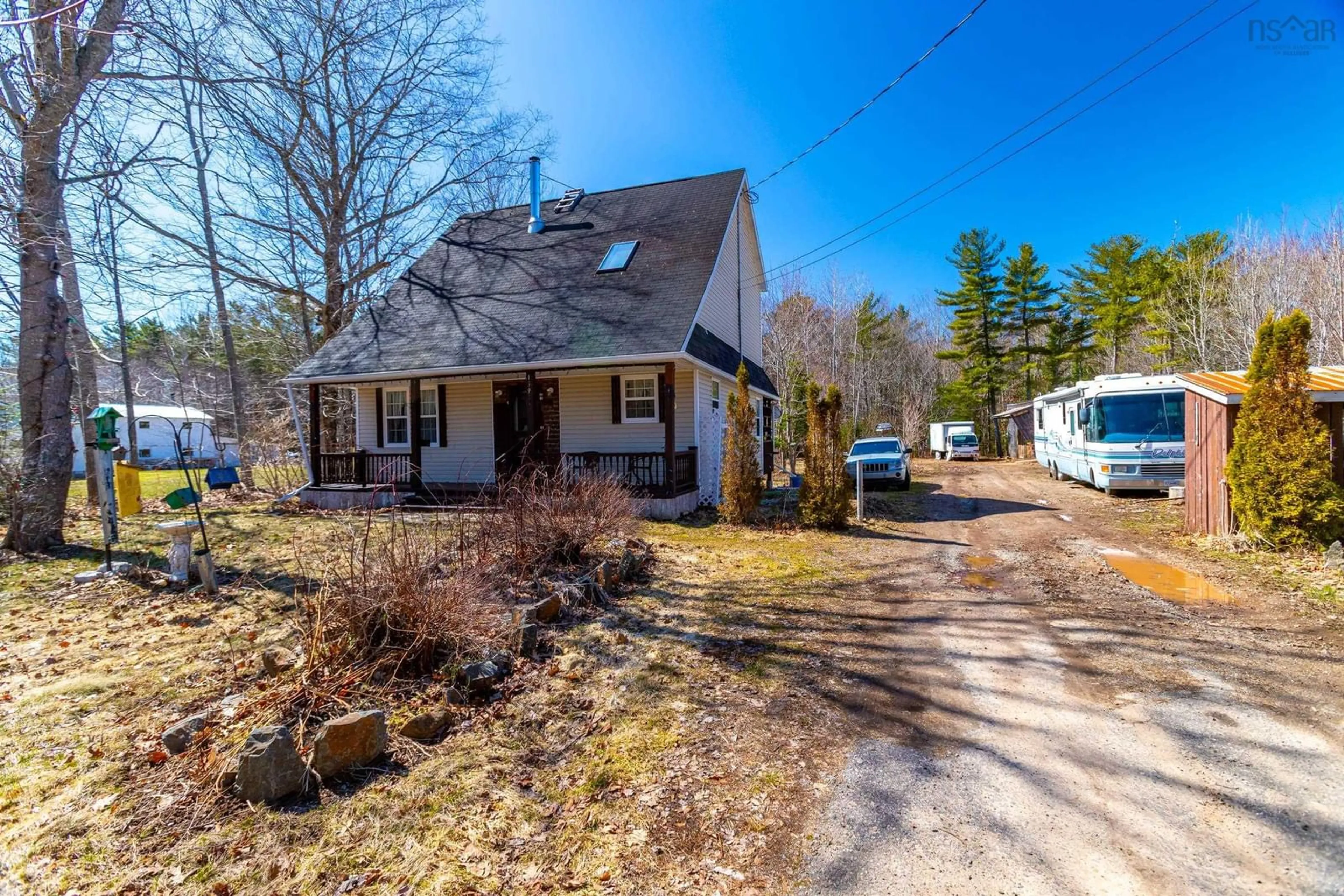 A pic from outside/outdoor area/front of a property/back of a property/a pic from drone, street for 139 Ruggles Rd, Wilmot Nova Scotia B0S 1W0