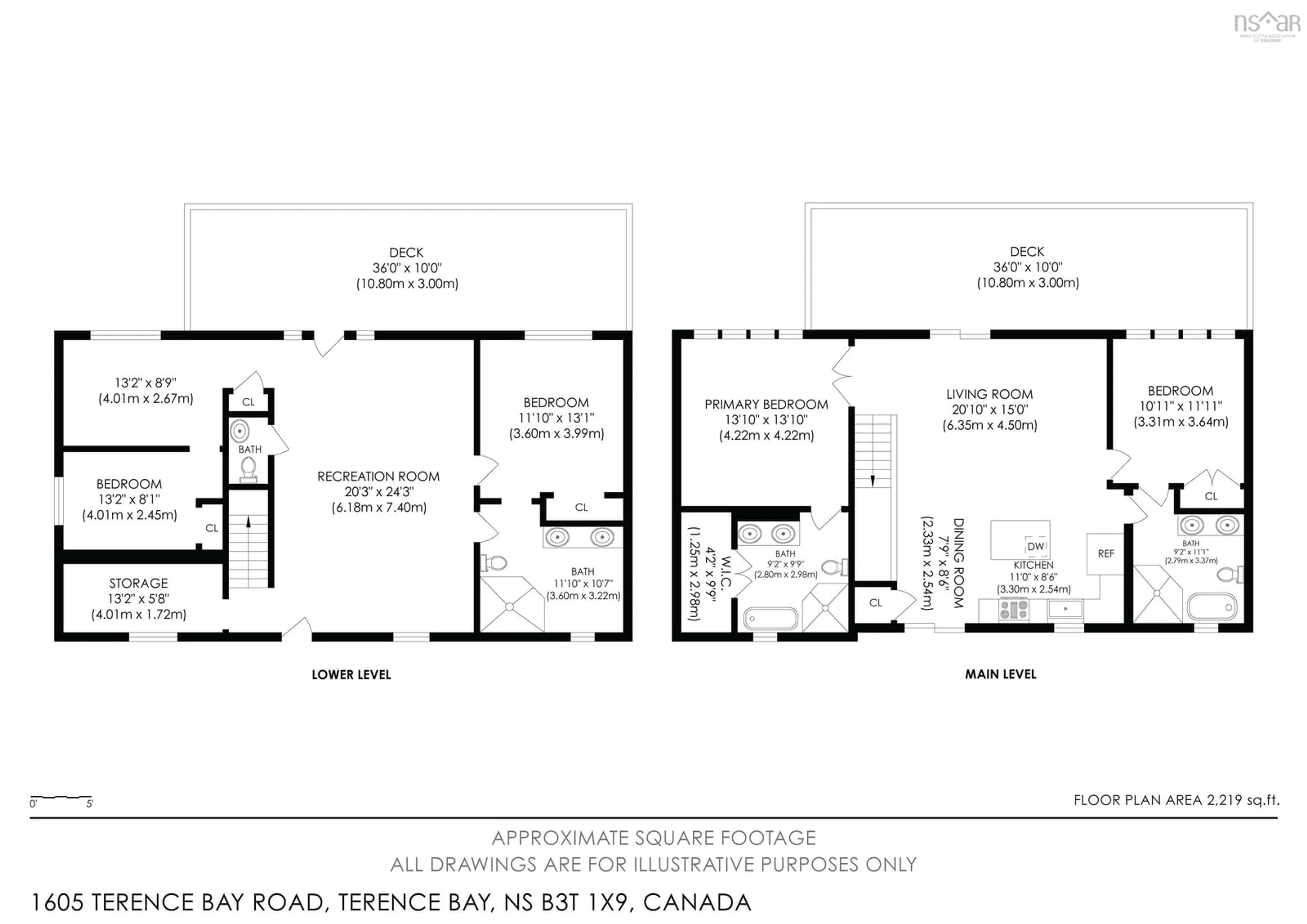 Floor plan for 1605 Terence Bay Rd, Terence Bay Nova Scotia B3T 1X9