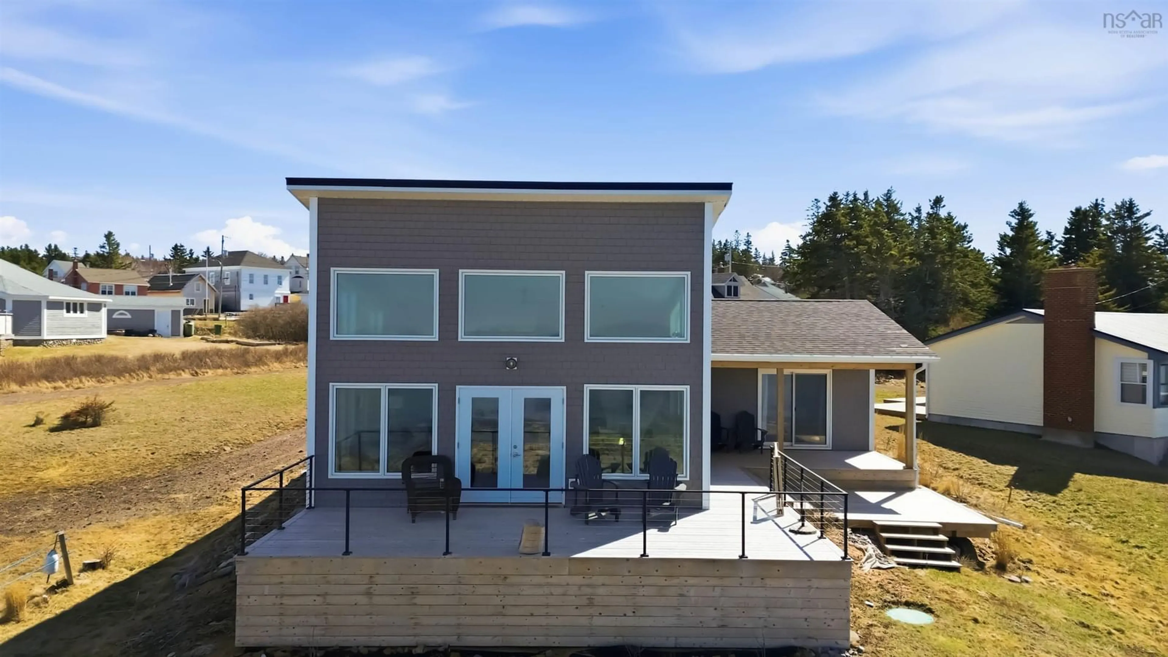 Home with vinyl exterior material, water/lake/river/ocean view for 15 Lighthouse Rd, Margaretsville Nova Scotia B0S 1N0