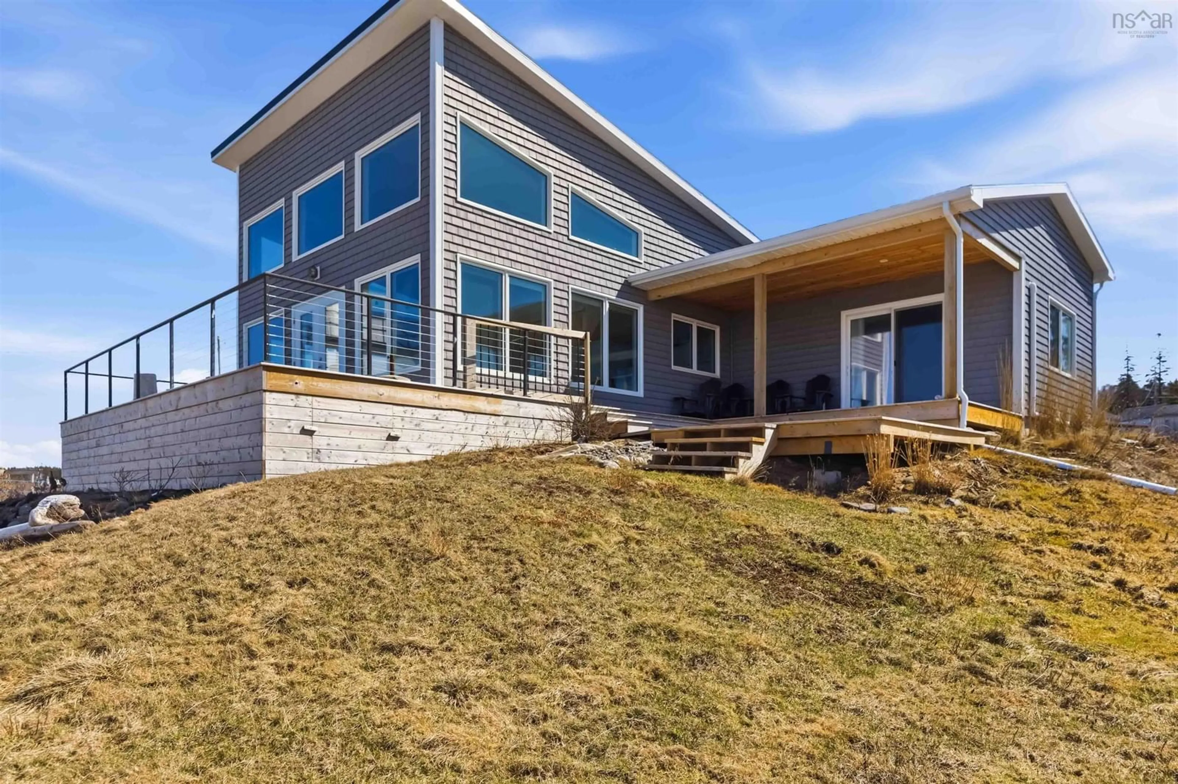 Home with vinyl exterior material, water/lake/river/ocean view for 15 Lighthouse Rd, Margaretsville Nova Scotia B0S 1N0