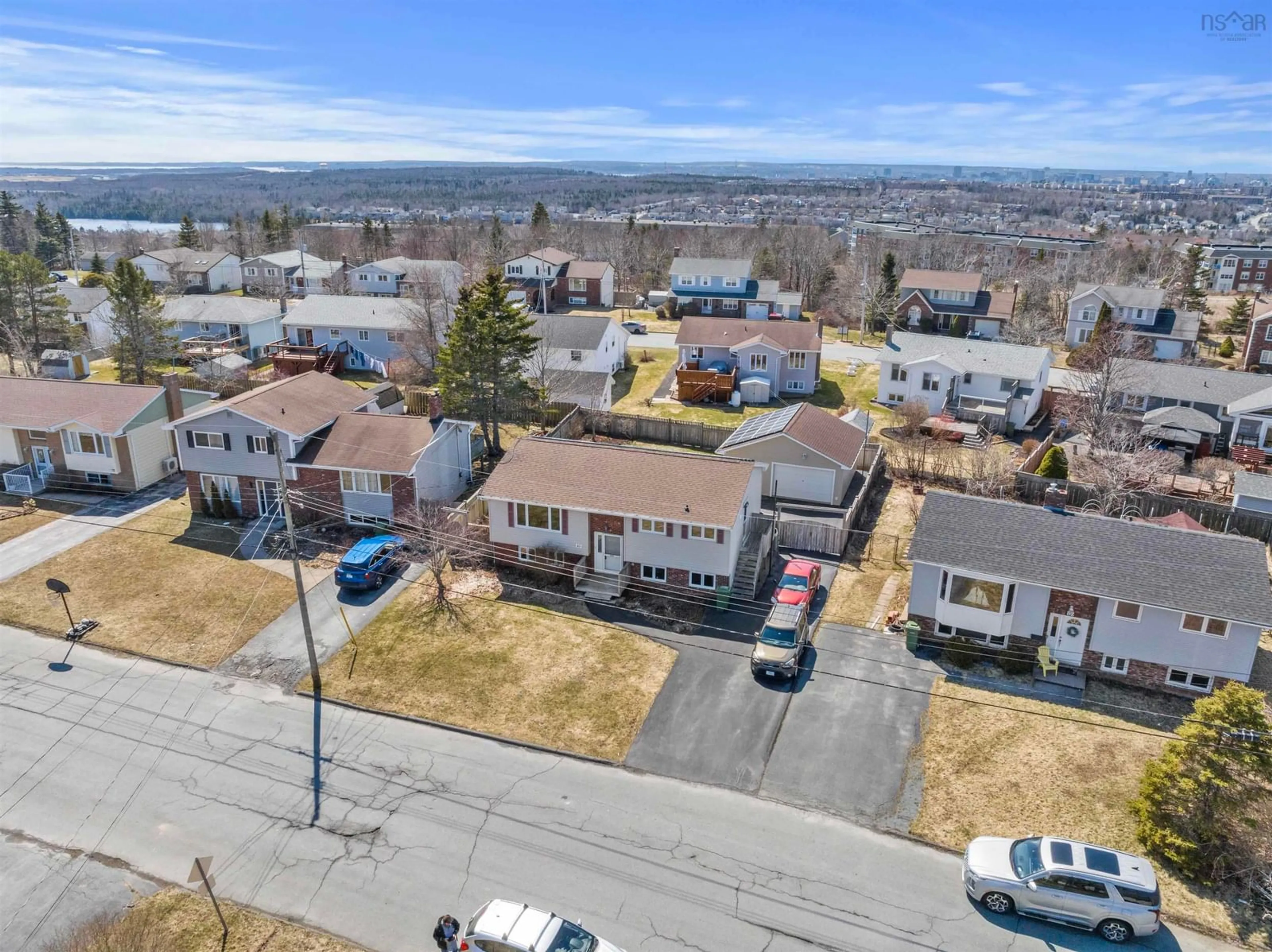 A pic from outside/outdoor area/front of a property/back of a property/a pic from drone, mountain view for 80 Wexford Rd, Cole Harbour Nova Scotia B2V 1S1