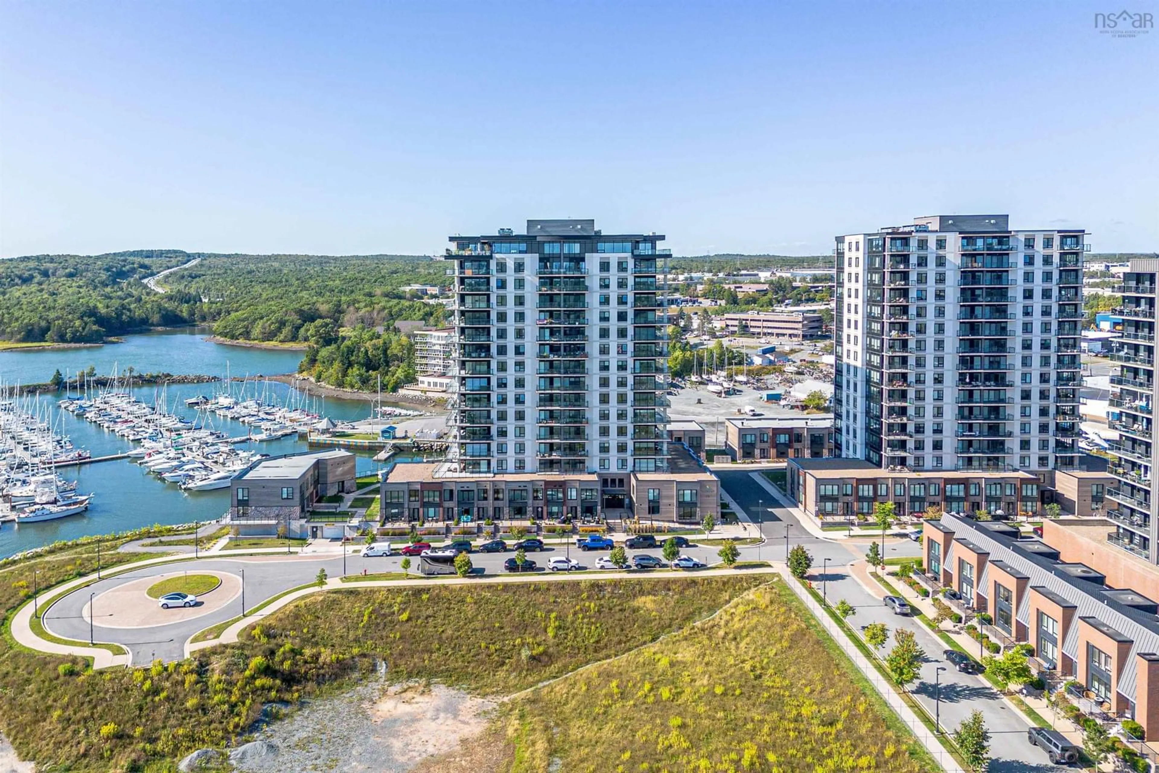 A pic from outside/outdoor area/front of a property/back of a property/a pic from drone, water/lake/river/ocean view for 72 Seapoint Rd #406, Dartmouth Nova Scotia B3B 0R8