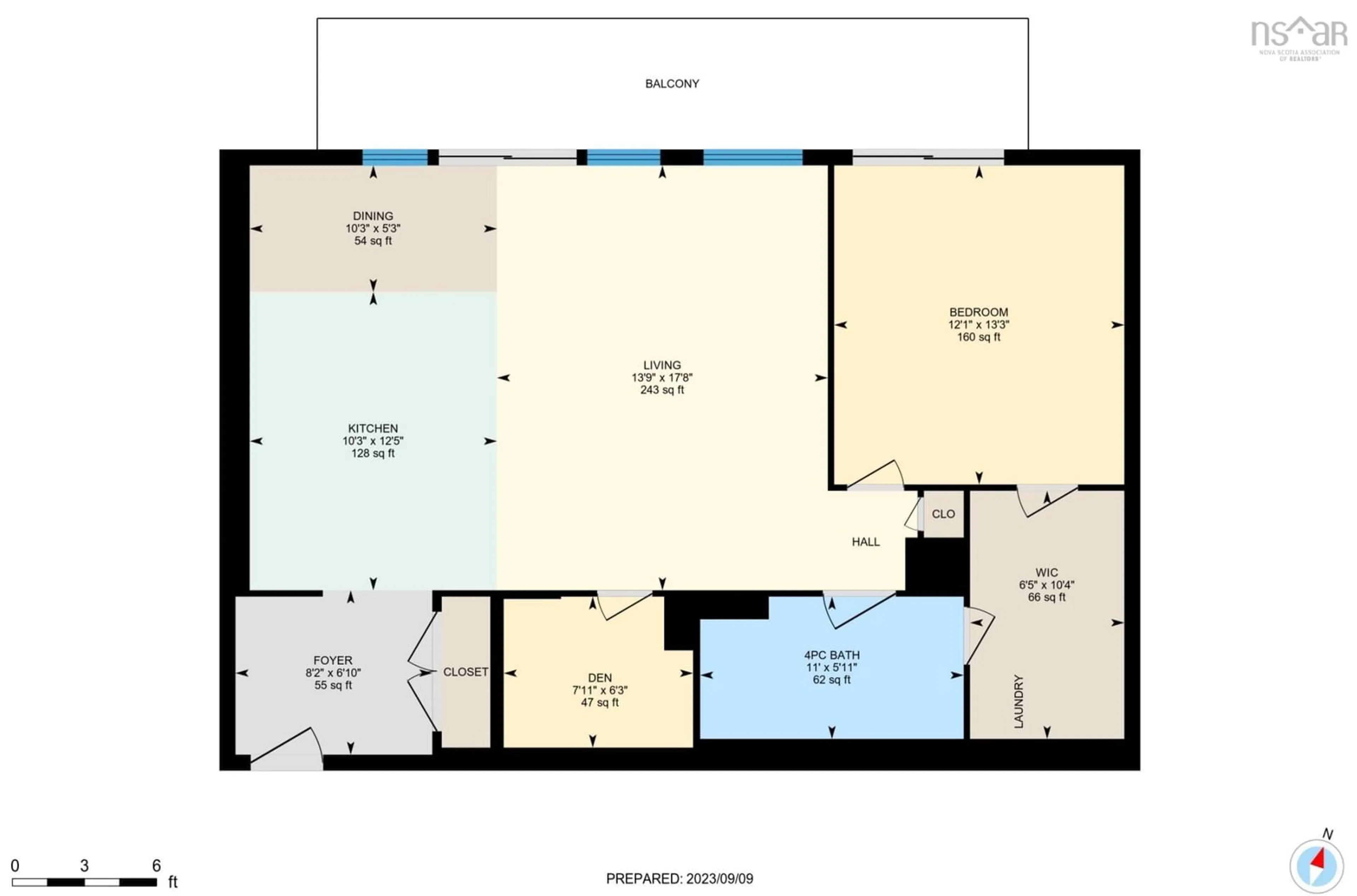 Floor plan for 72 Seapoint Rd #406, Dartmouth Nova Scotia B3B 0R8