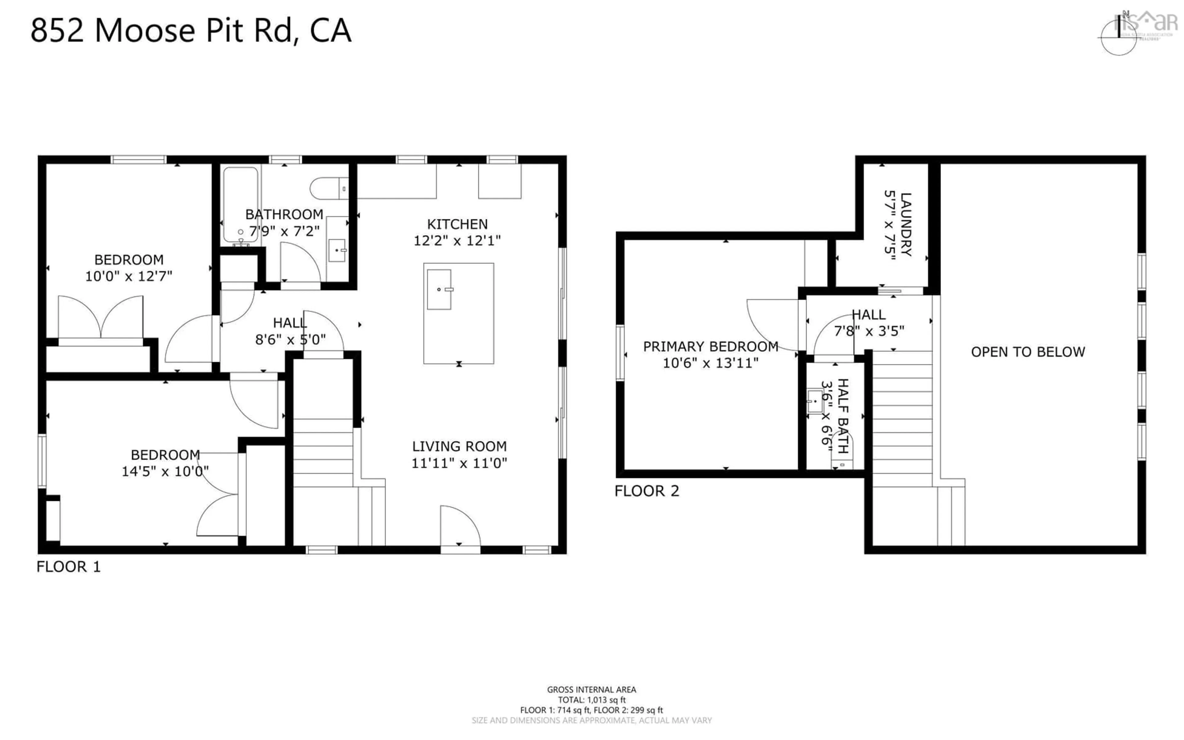 Floor plan for 852 Moosepit Rd, Westfield Nova Scotia B0T 1B0