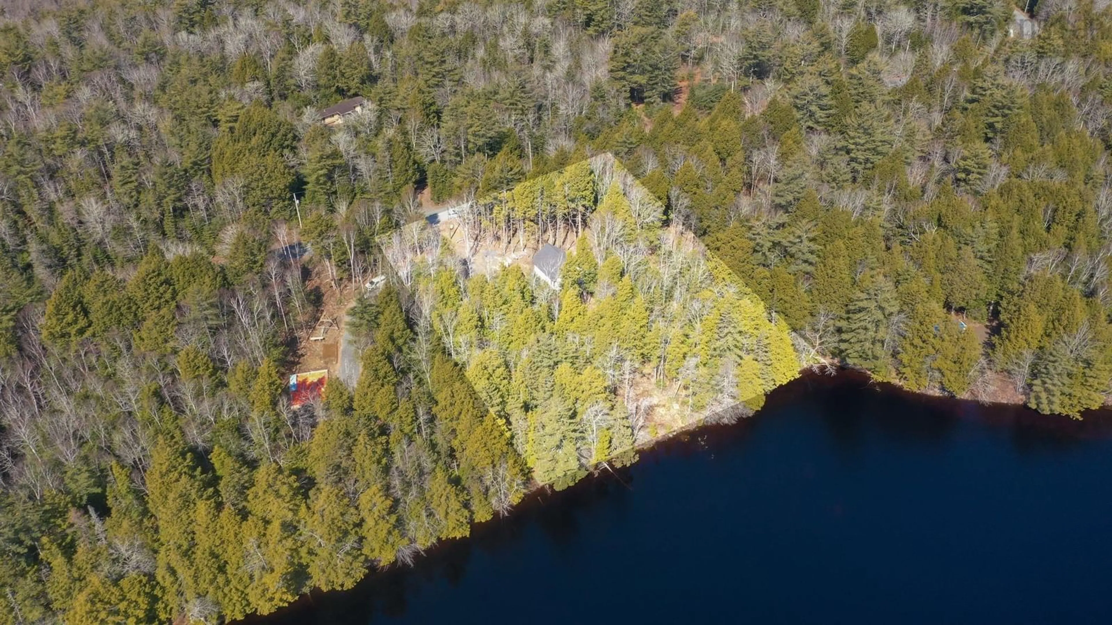 A pic from outside/outdoor area/front of a property/back of a property/a pic from drone, water/lake/river/ocean view for 852 Moosepit Rd, Westfield Nova Scotia B0T 1B0