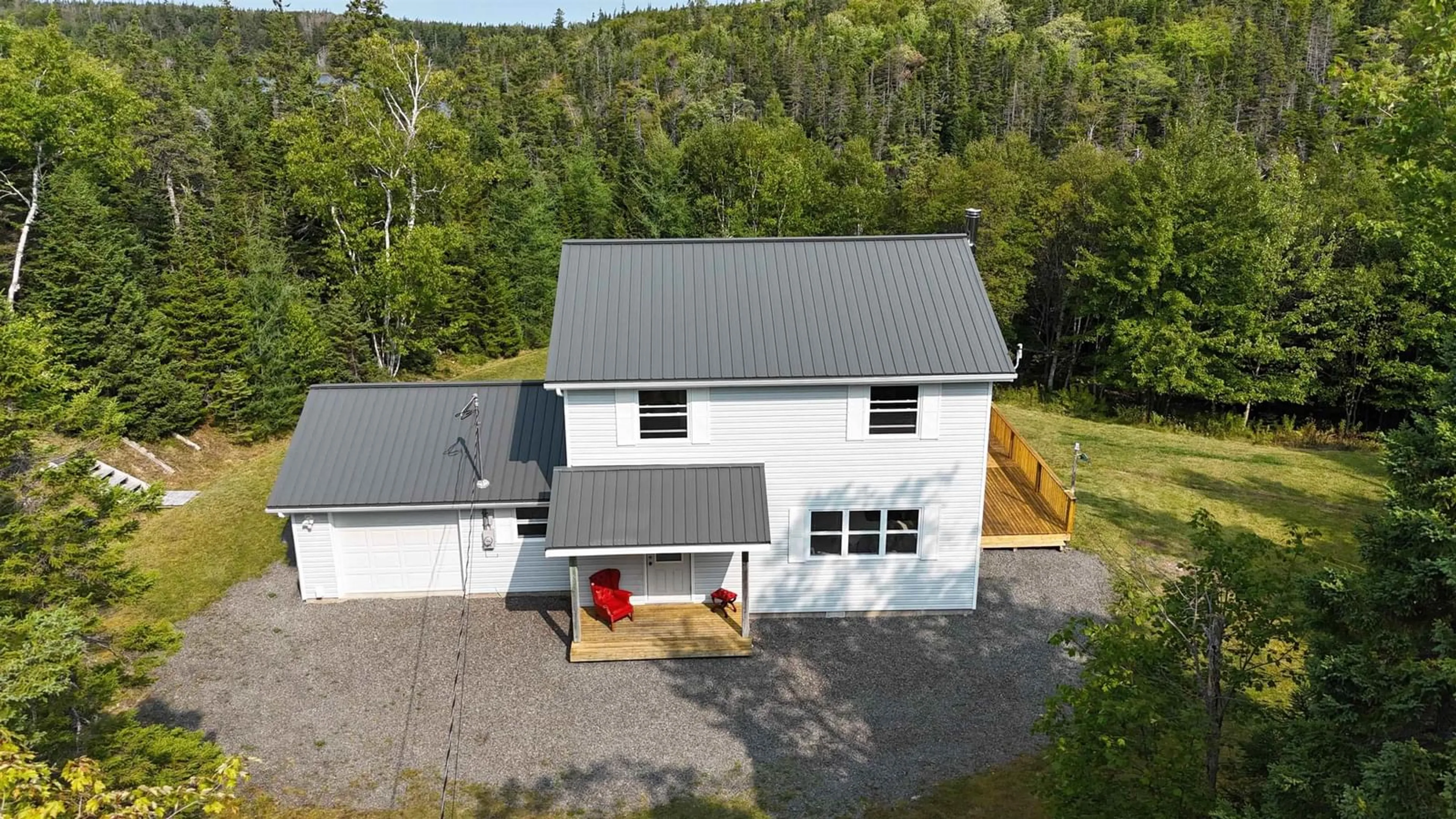 A pic from outside/outdoor area/front of a property/back of a property/a pic from drone, building for 123 Wall St, Cape George Nova Scotia B0E 3B0