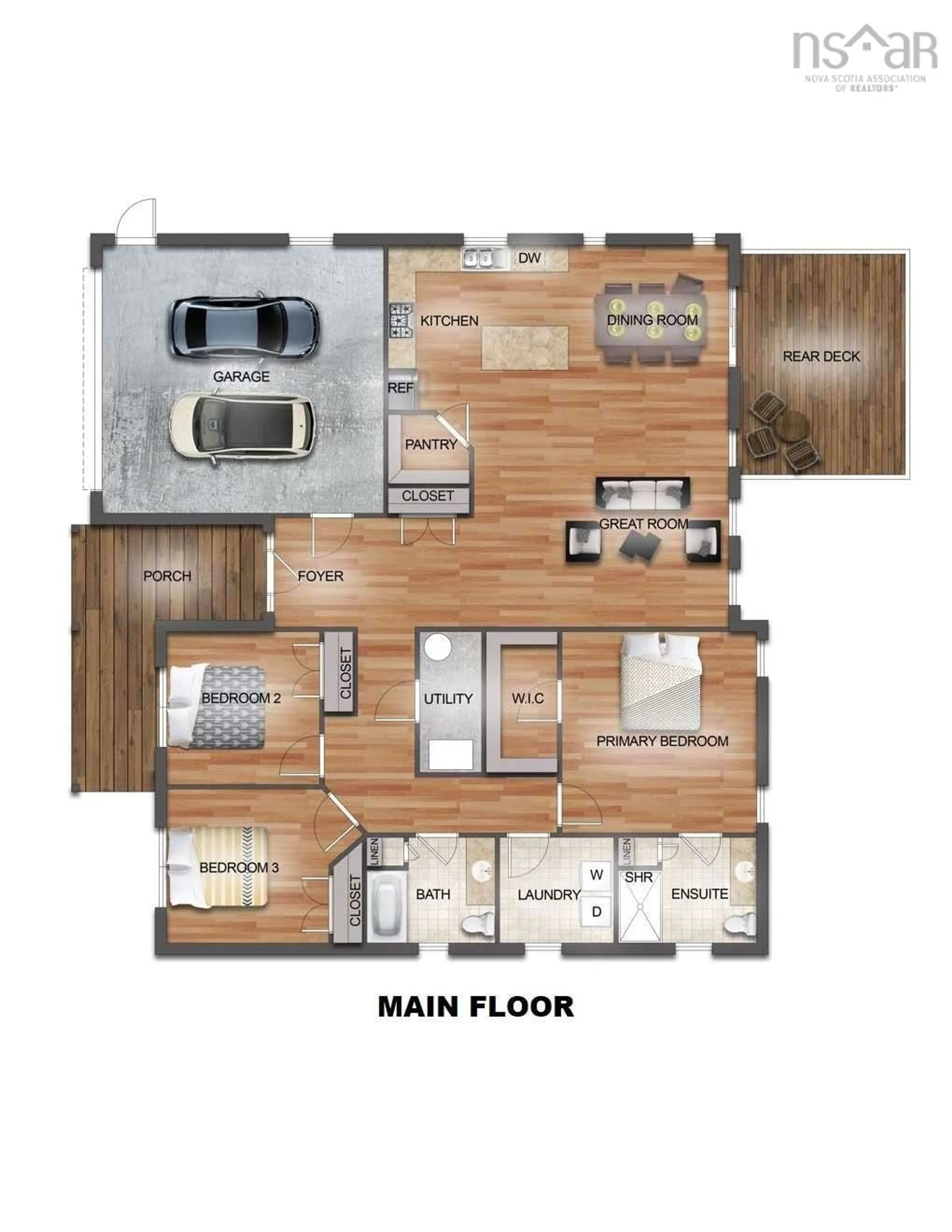 Floor plan for 100 Maverick Lane #Lot, Devon Nova Scotia B2T 1K8