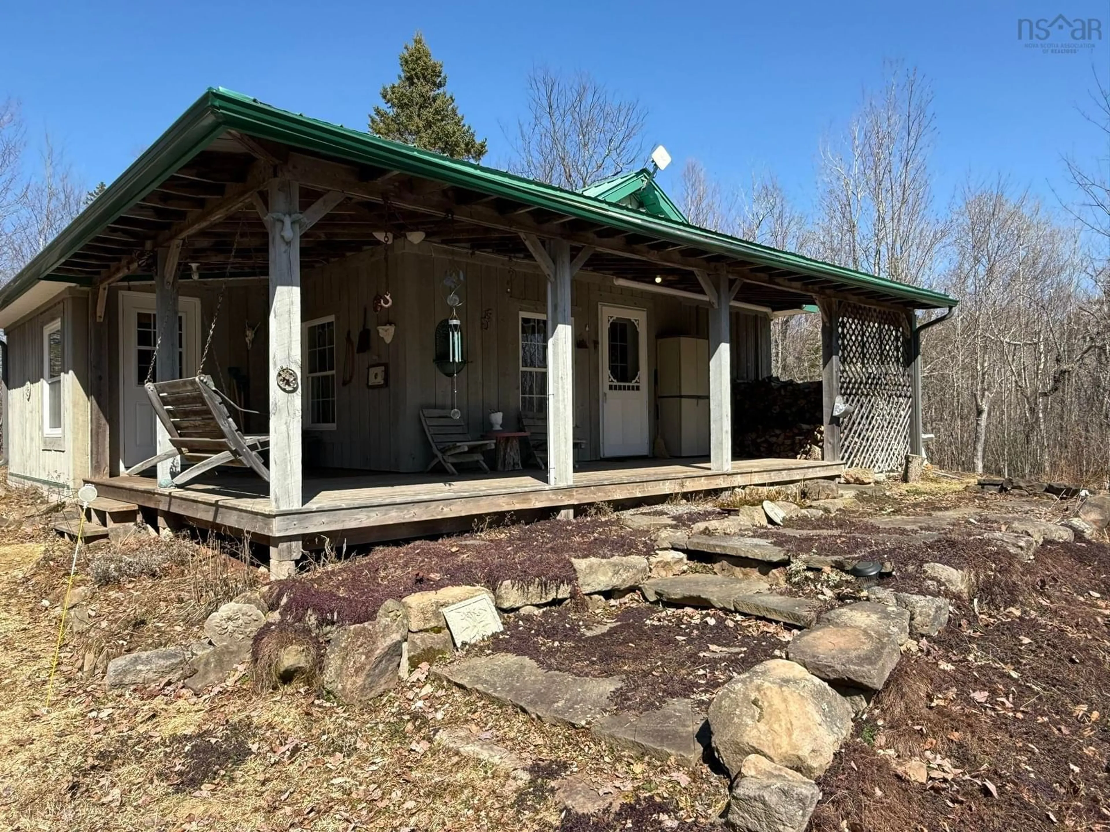 Patio, building for 259 Angevine Rd, Angevine Lake Nova Scotia B0K 1Y0