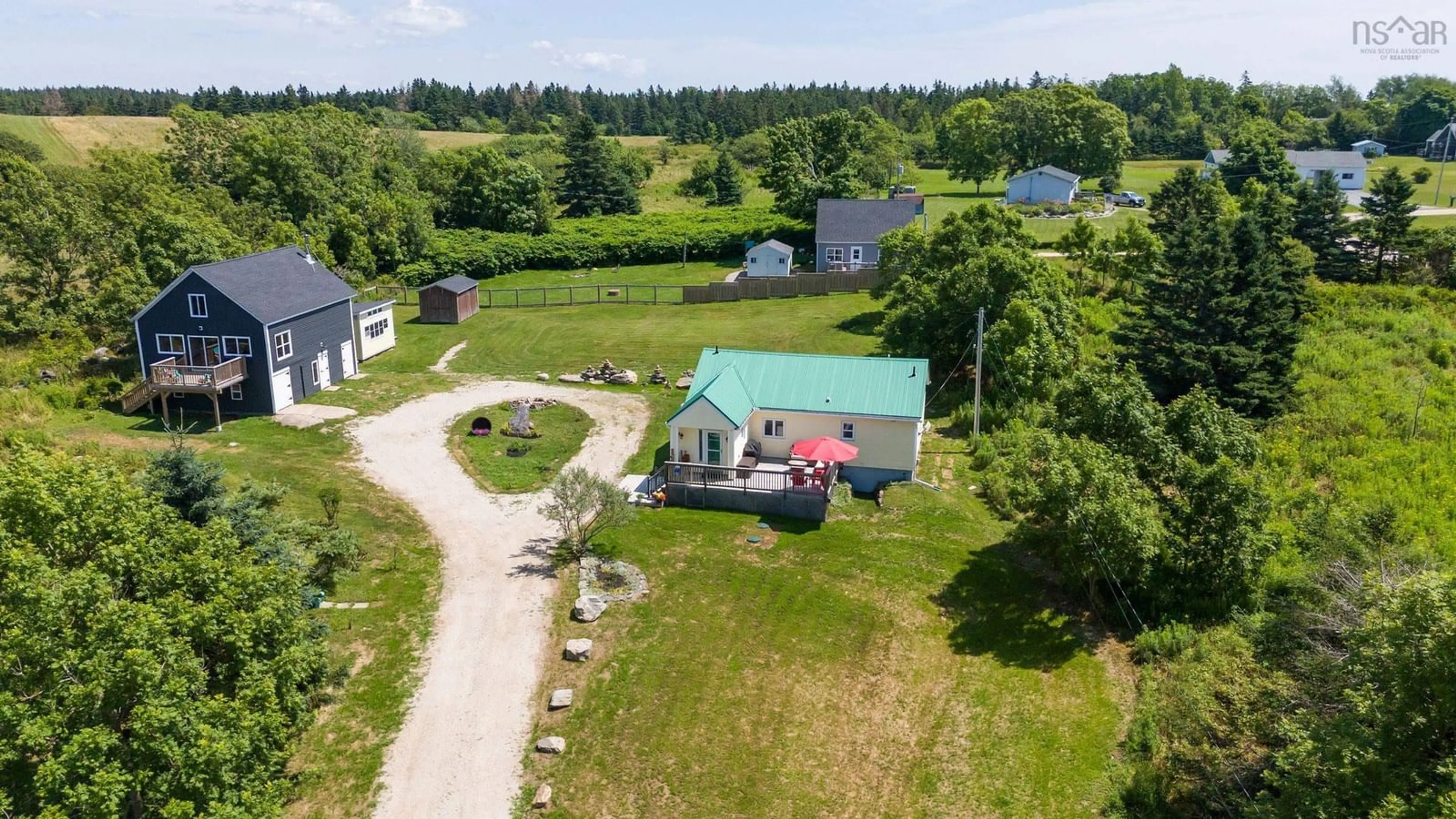 A pic from outside/outdoor area/front of a property/back of a property/a pic from drone, unknown for 173 New Harbour Rd, Blandford Nova Scotia B0J 1T0