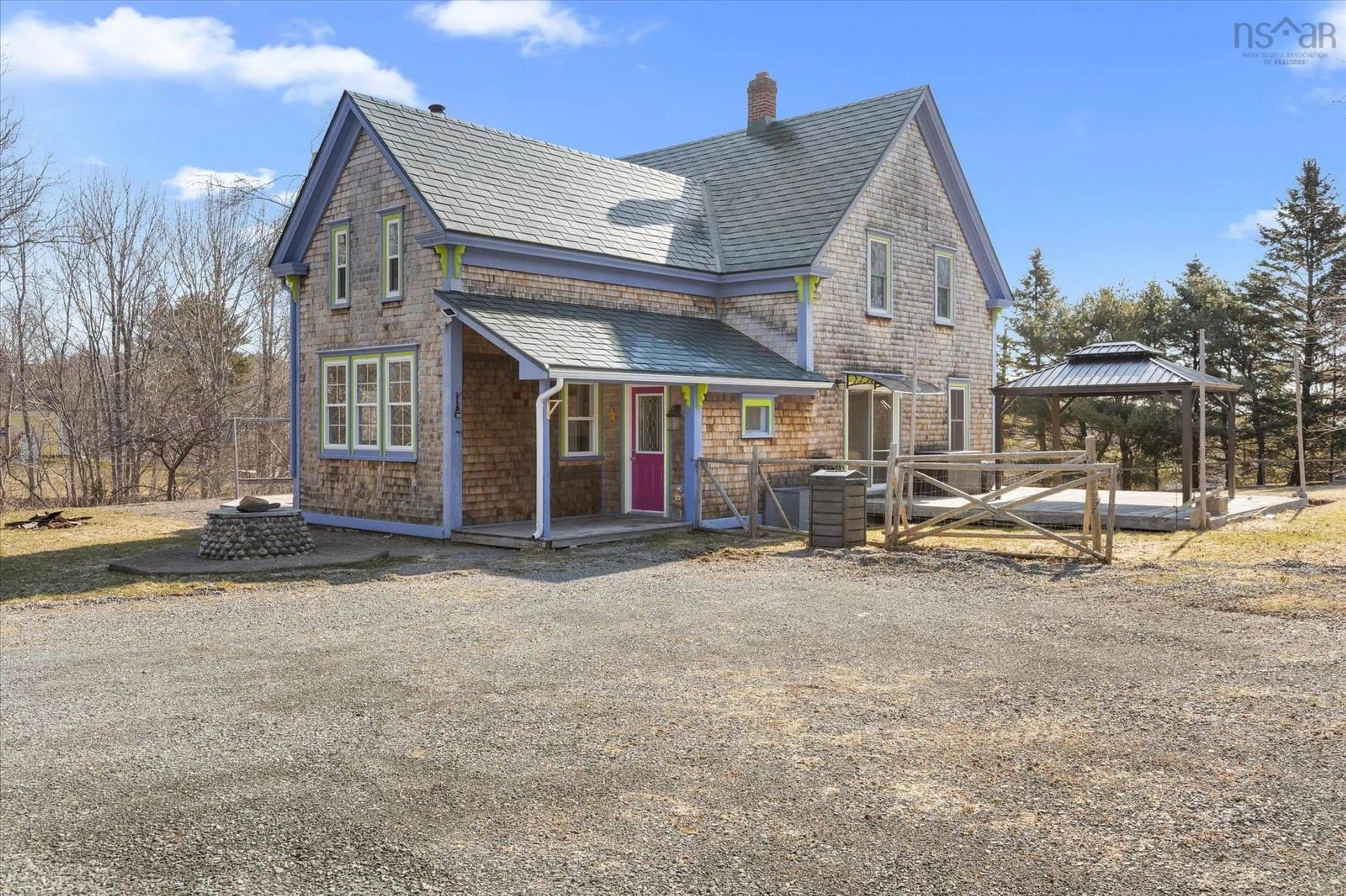 A pic from outside/outdoor area/front of a property/back of a property/a pic from drone, building for 43 Grimm Rd, First South Nova Scotia B0J 2C0