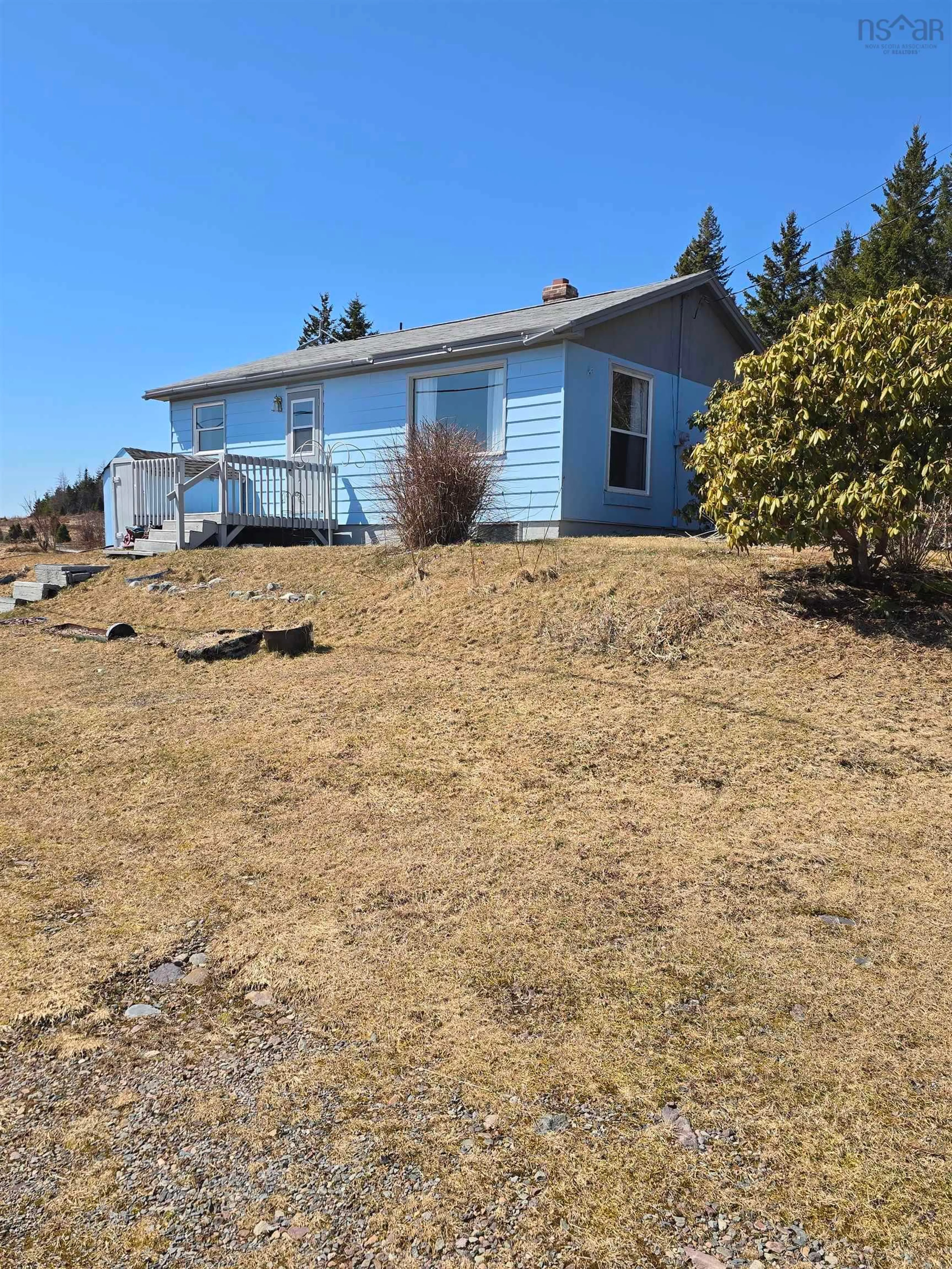 A pic from outside/outdoor area/front of a property/back of a property/a pic from drone, water/lake/river/ocean view for 9273 Highway 16, Cooks Cove Nova Scotia B0H 1N0