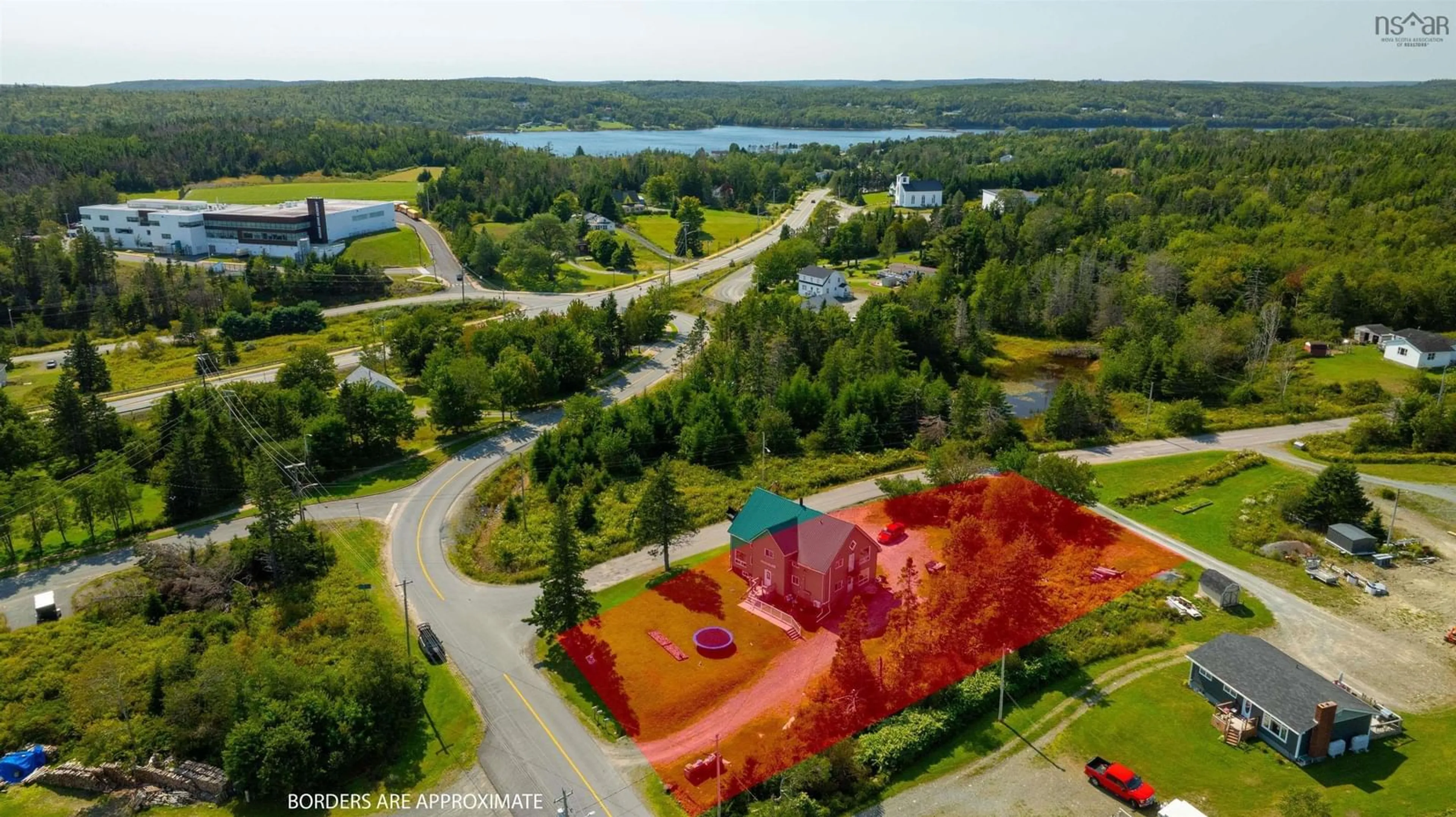A pic from outside/outdoor area/front of a property/back of a property/a pic from drone, water/lake/river/ocean view for 15 Pool Rd, Sheet Harbour Nova Scotia B0J 3B0